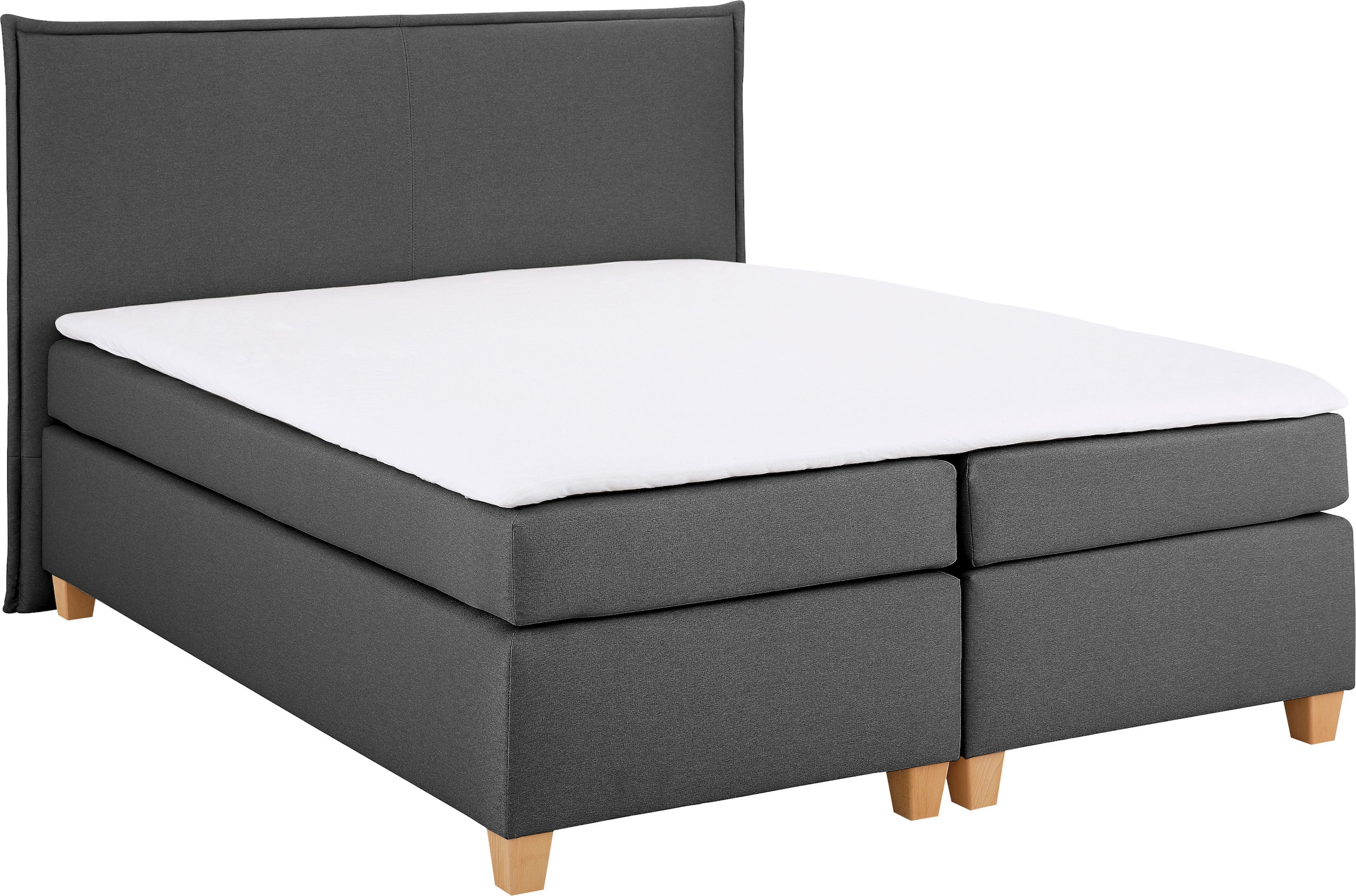 Home affaire Boxspringbett "Houssay", inkl. Topper, 5 Breiten, 2 Härtegrade günstig online kaufen