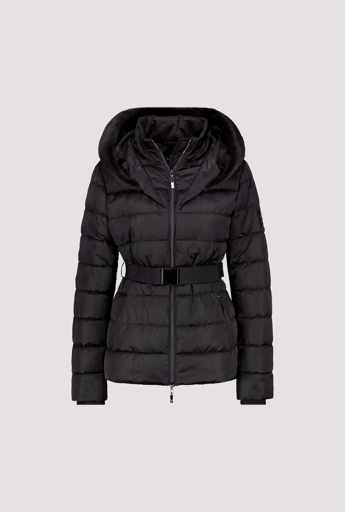 Monari Steppjacke »Jacke Stepp + fake fur« mit Kapuze Regular fit mit Kapuze