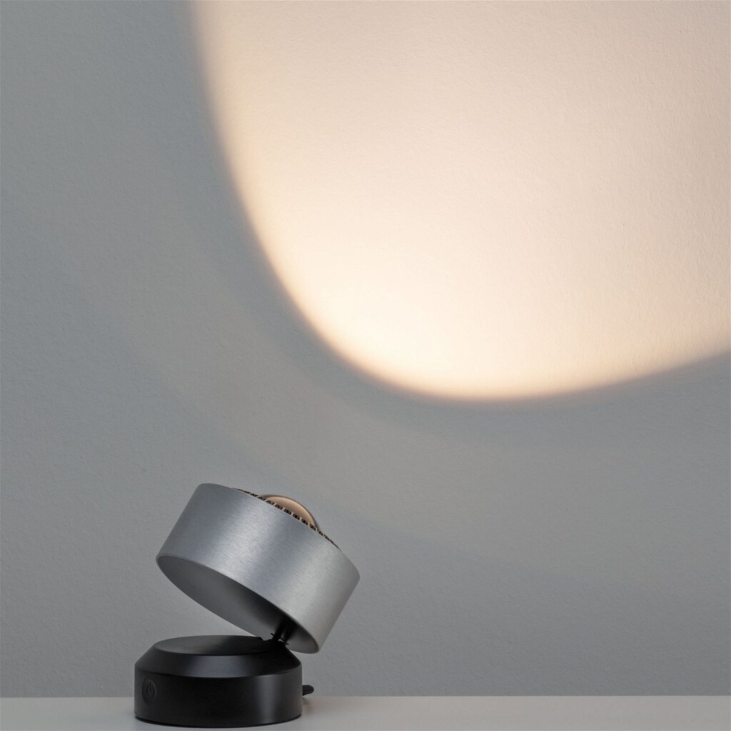 Paulmann LED Tischleuchte »Aldan 1x3,5W Schwarz/Alu gebürstet 230V Aluminium«, 1 flammig-flammig