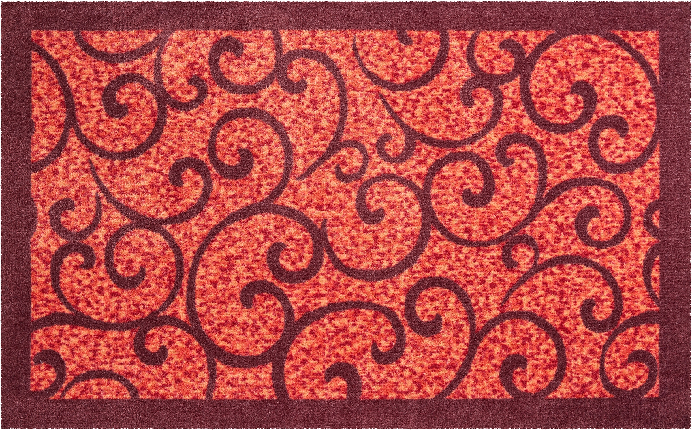 Grund Teppich »Grillo«, rechteckig, In- und Outdoor geeignet, verspieltes Design, Teppich mit Bordüre