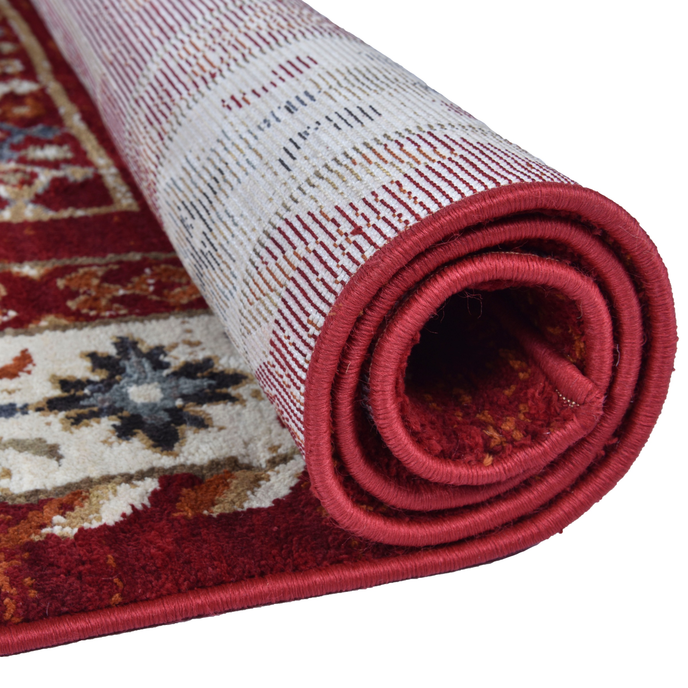 Teppich GINO FALCONE "FASA 22004", rot, B:160cm H:14mm L:230cm, Polyester, Teppiche, Teppich, Orient-Optik, besonders weich, ideal im Wohnzimmer & Schlafzimmer 3