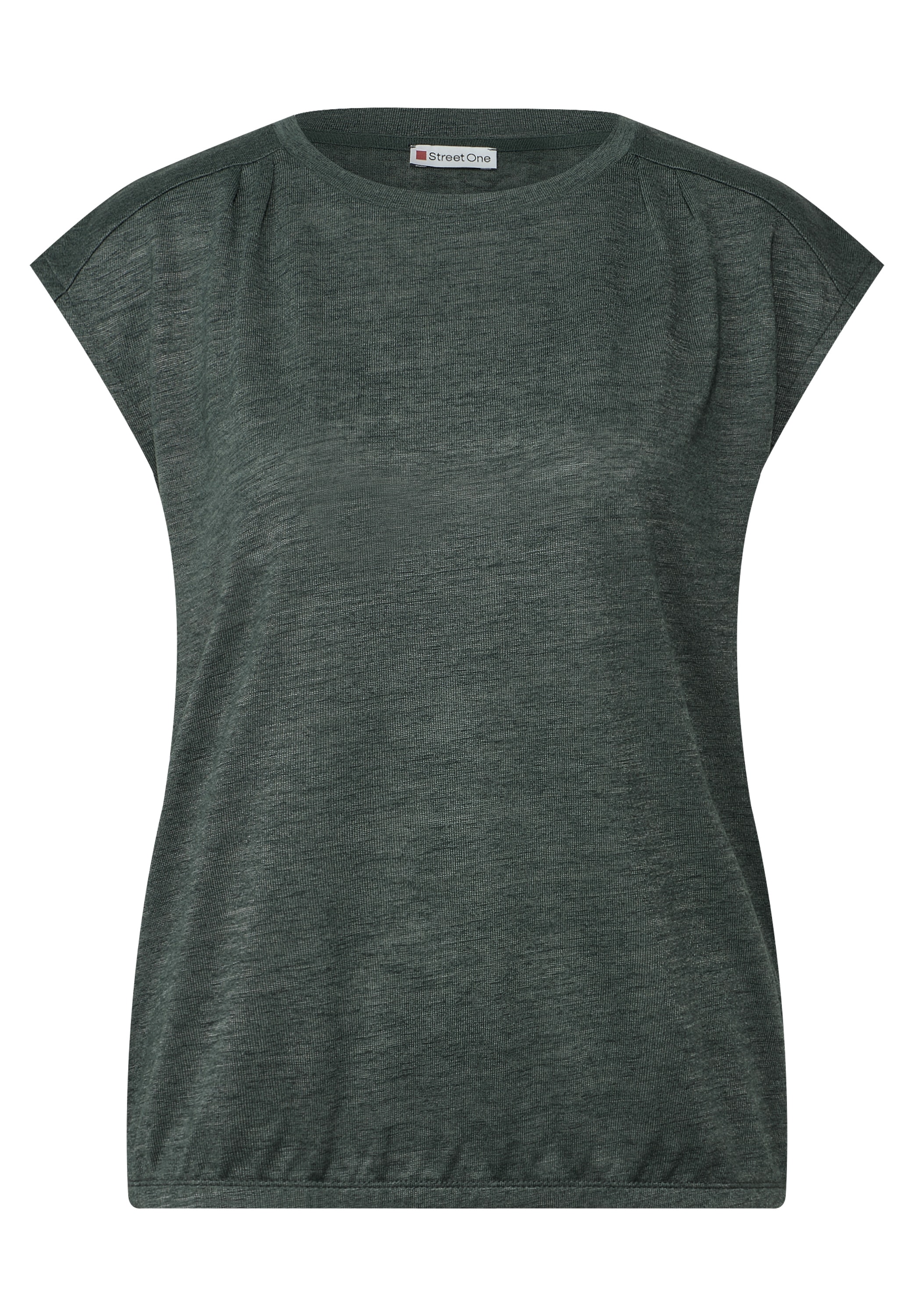 STREET ONE Shirttop »Style Lea«, mit elastischem Bund