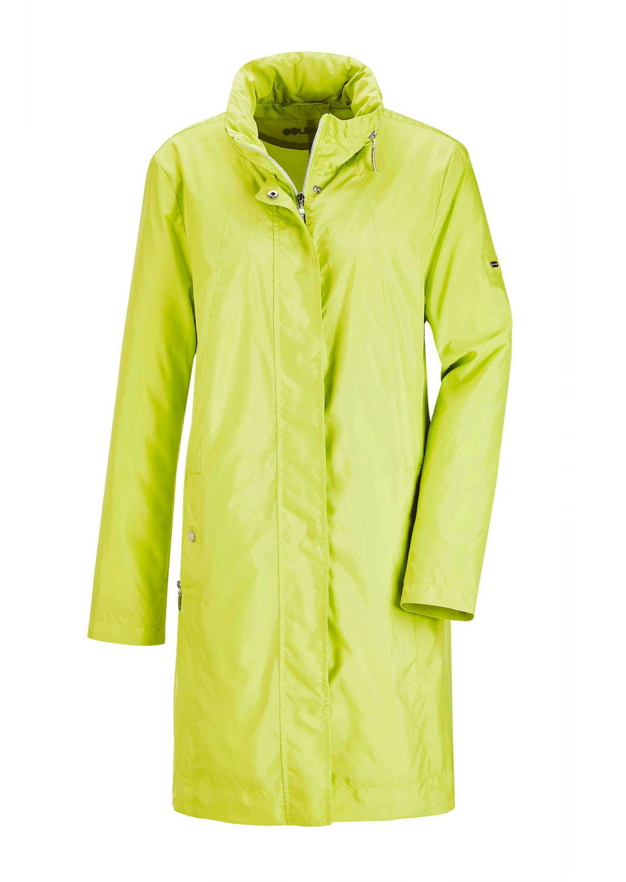 GOLDNER Damen Langmantel "Leicht wattierter Kurzmantel", grün, Gr. 44, Obermaterial: 100% Polyester PES., Mäntel