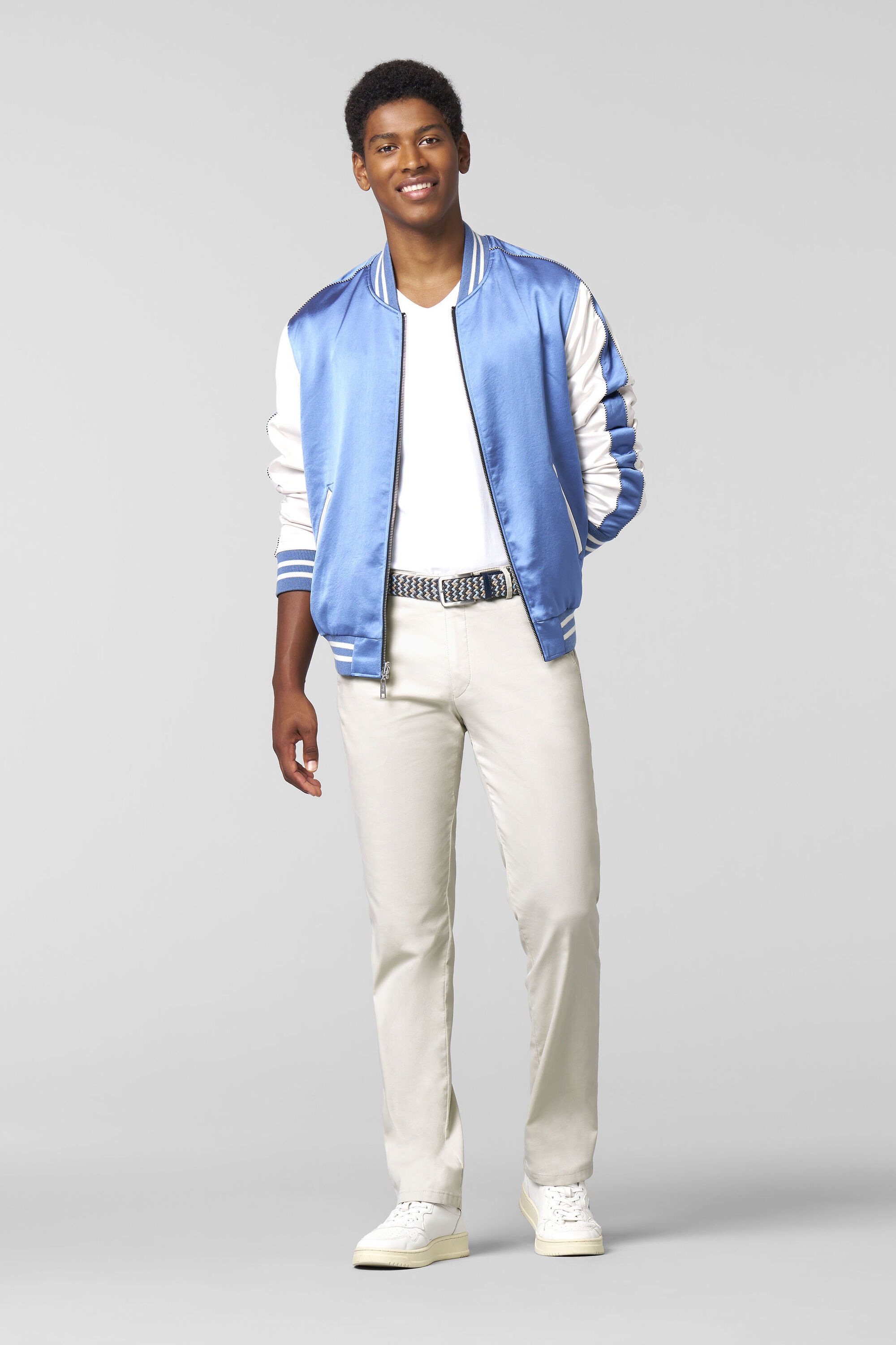 MEYER Chinos »ROMA Art.1-5070«, mit buntgewebtem Innenfutter