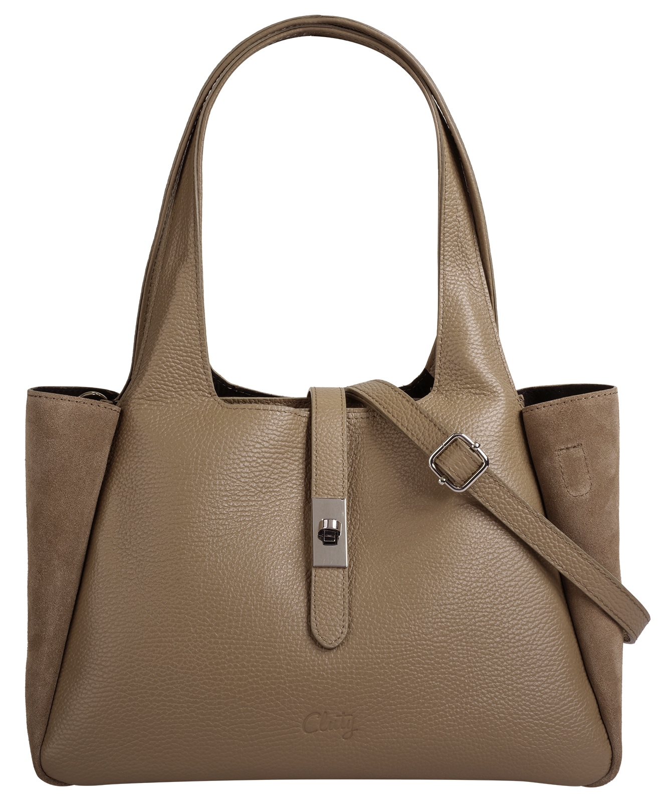 Cluty Shopper echt Leder, Made in Italy
