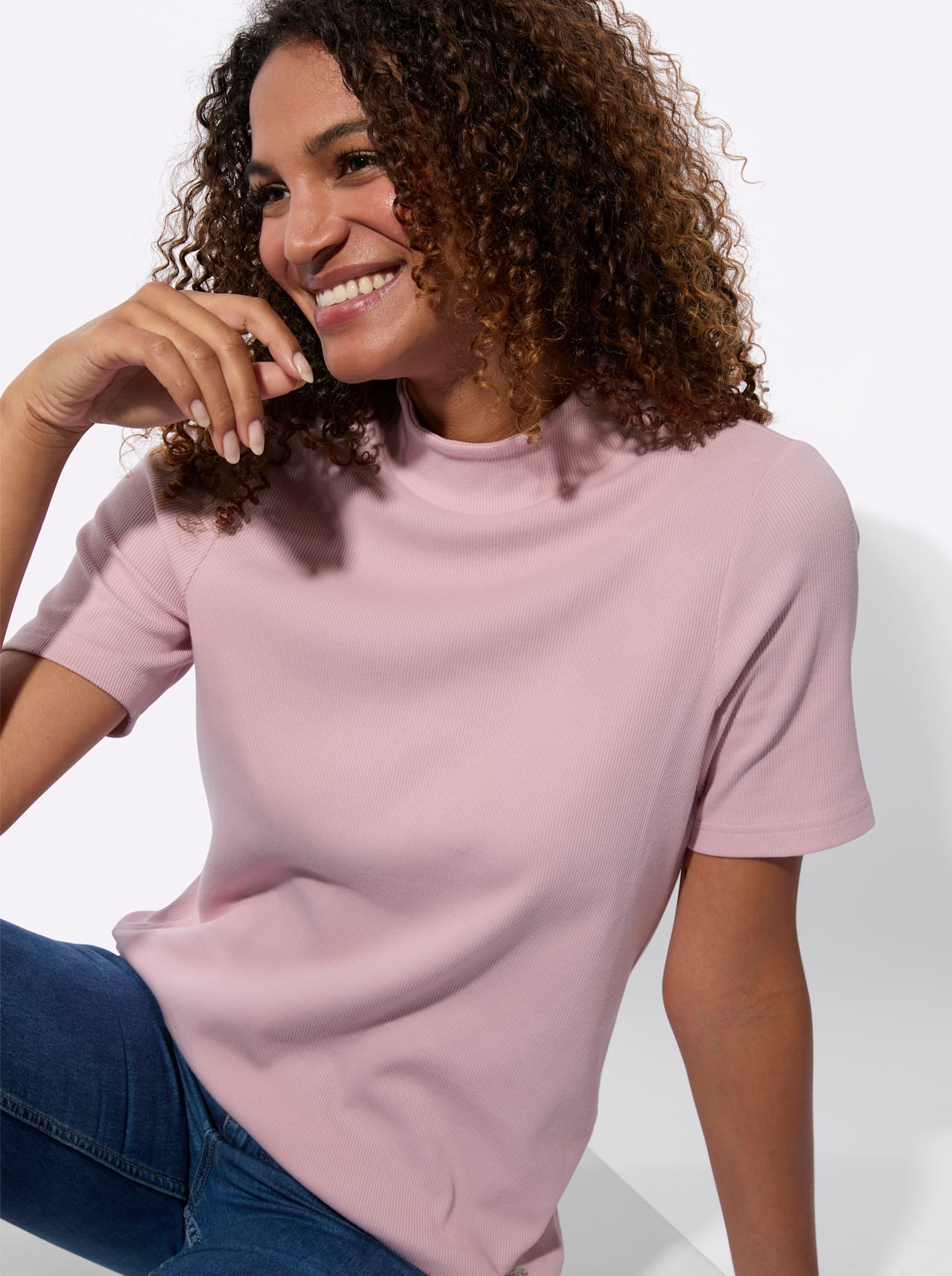 Casual Looks Stehkragenshirt »Stehkragen-Shirt« 1 tlg.