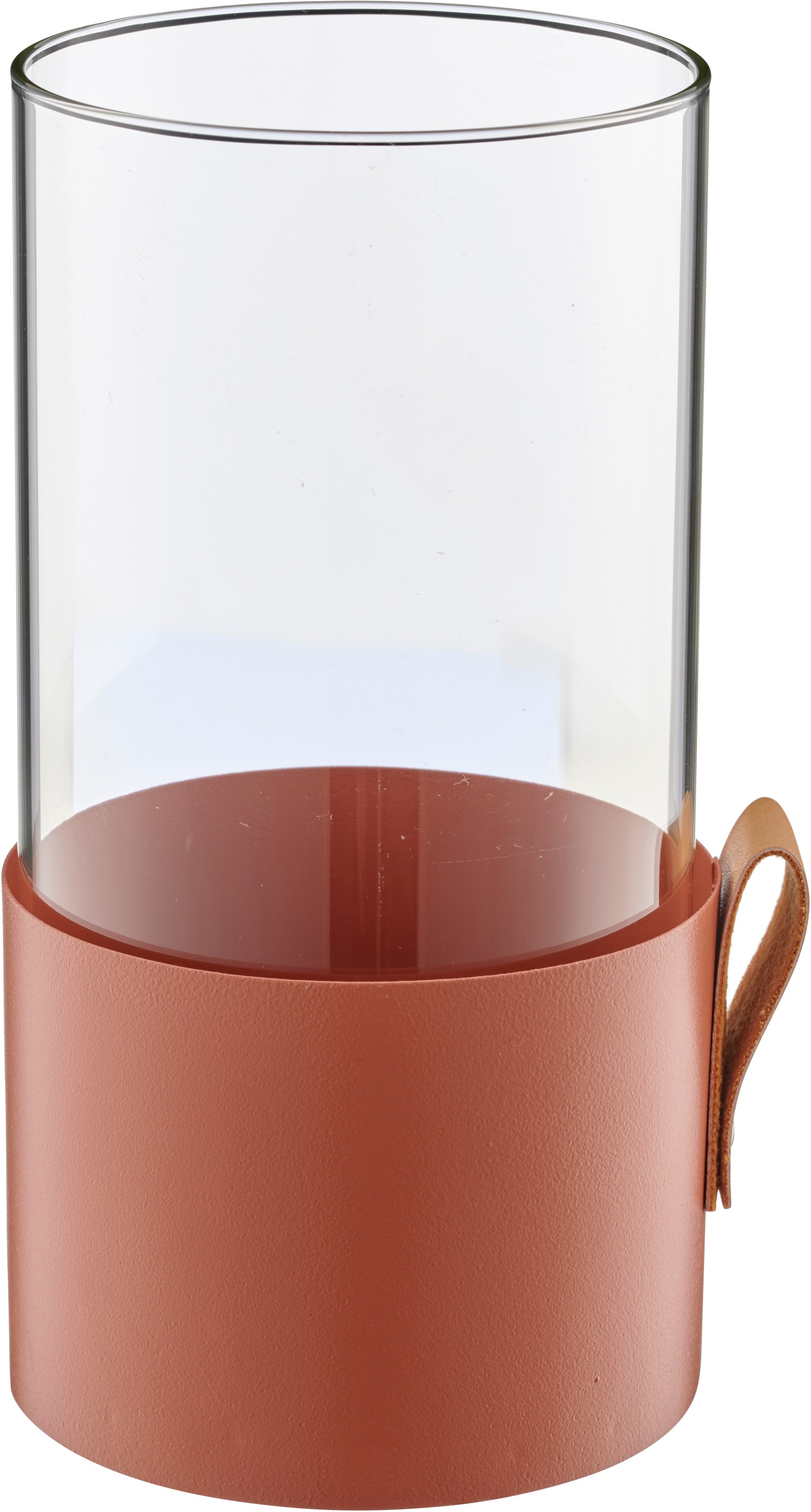 Creativ home Windlicht "Windlicht" mit Lederhenkel