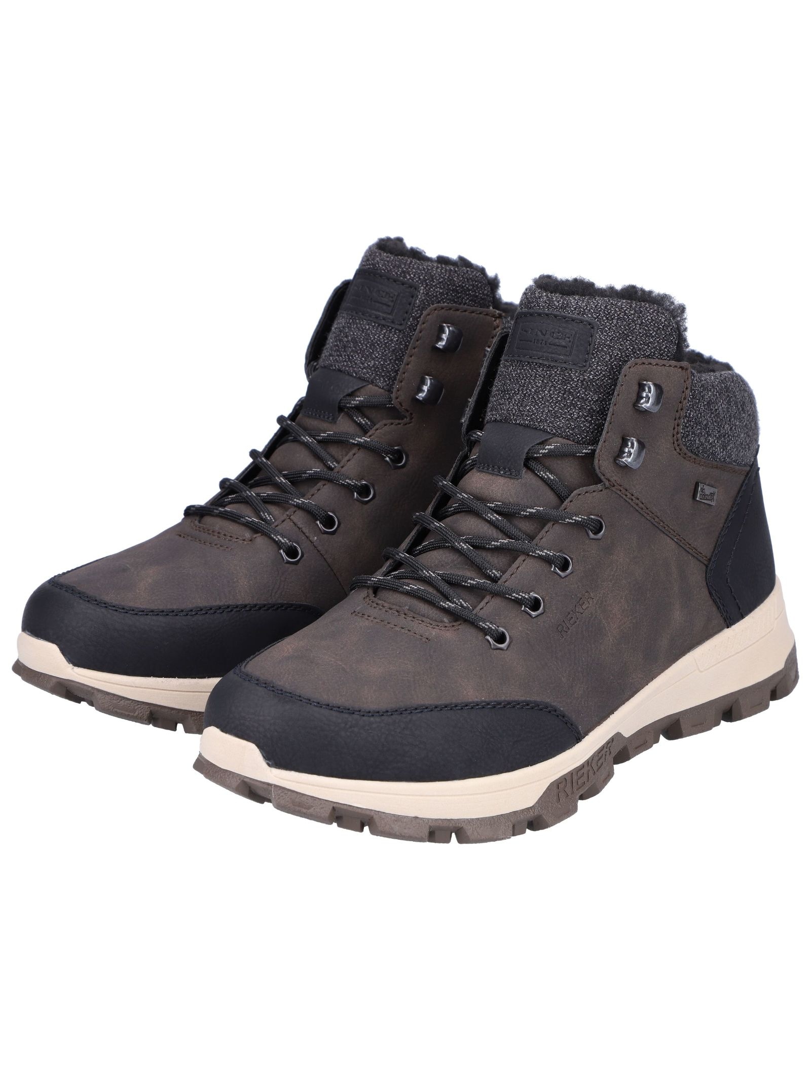 Rieker Schnürstiefelette »Rieker Stiefelette Lederimitat/Textil«