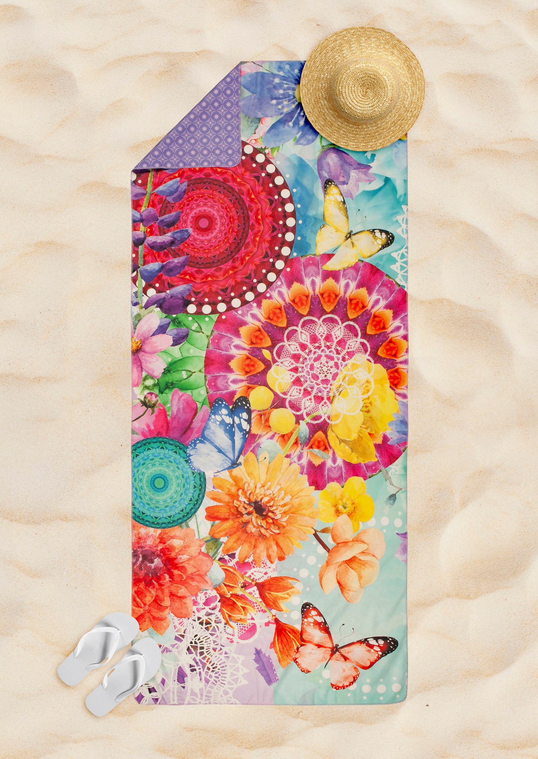 hip Reisehandtuch "Vitori" Mikrofaser, 75x180, Schnelltrocknend, Reisen, Sp günstig online kaufen