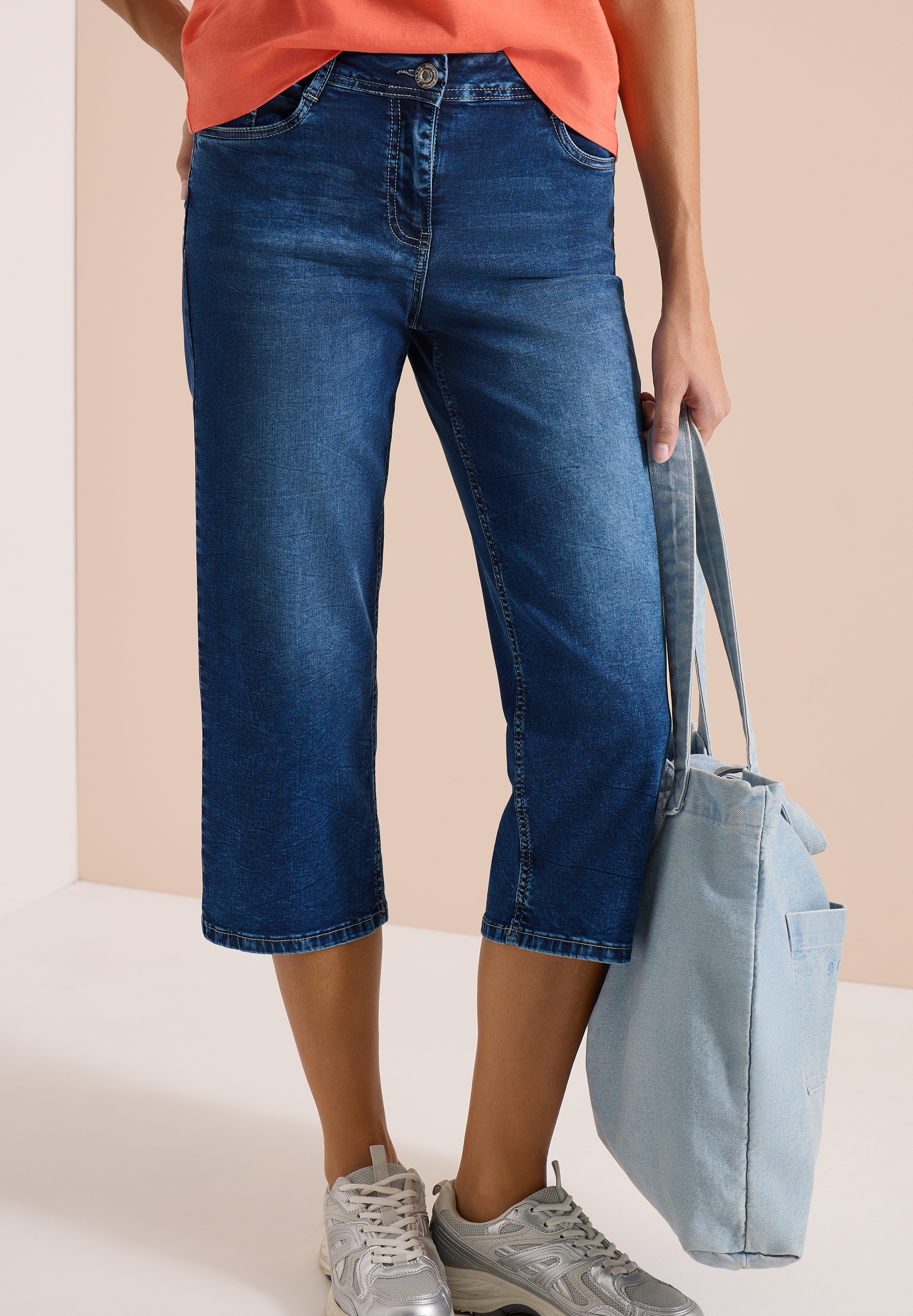 Cecil Loose-fit-Jeans High Waist