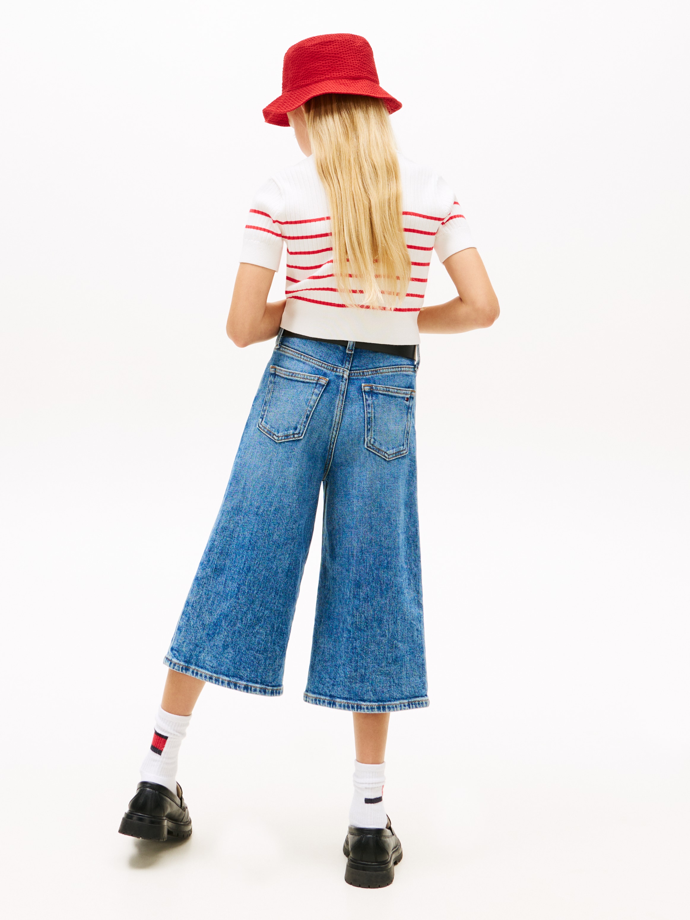 Tommy Hilfiger Strickjacke »SWEATER RIB POLO SS« Kinder bis 16 Jahre, regular fit