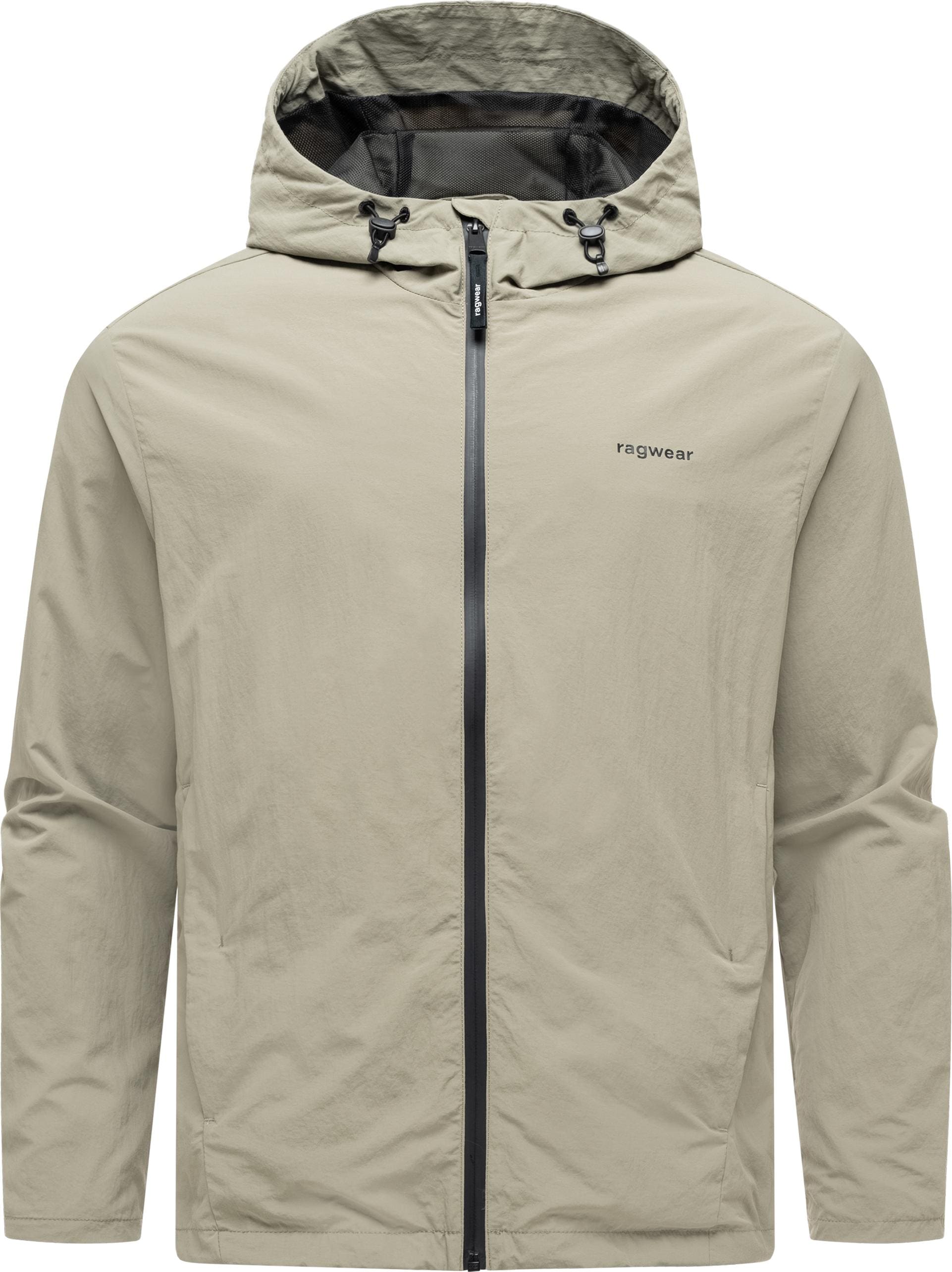 Ragwear Outdoorjacke "Lewie" mit Kapuze Übergangsjacke mit wasserdichtem Reißverschluss