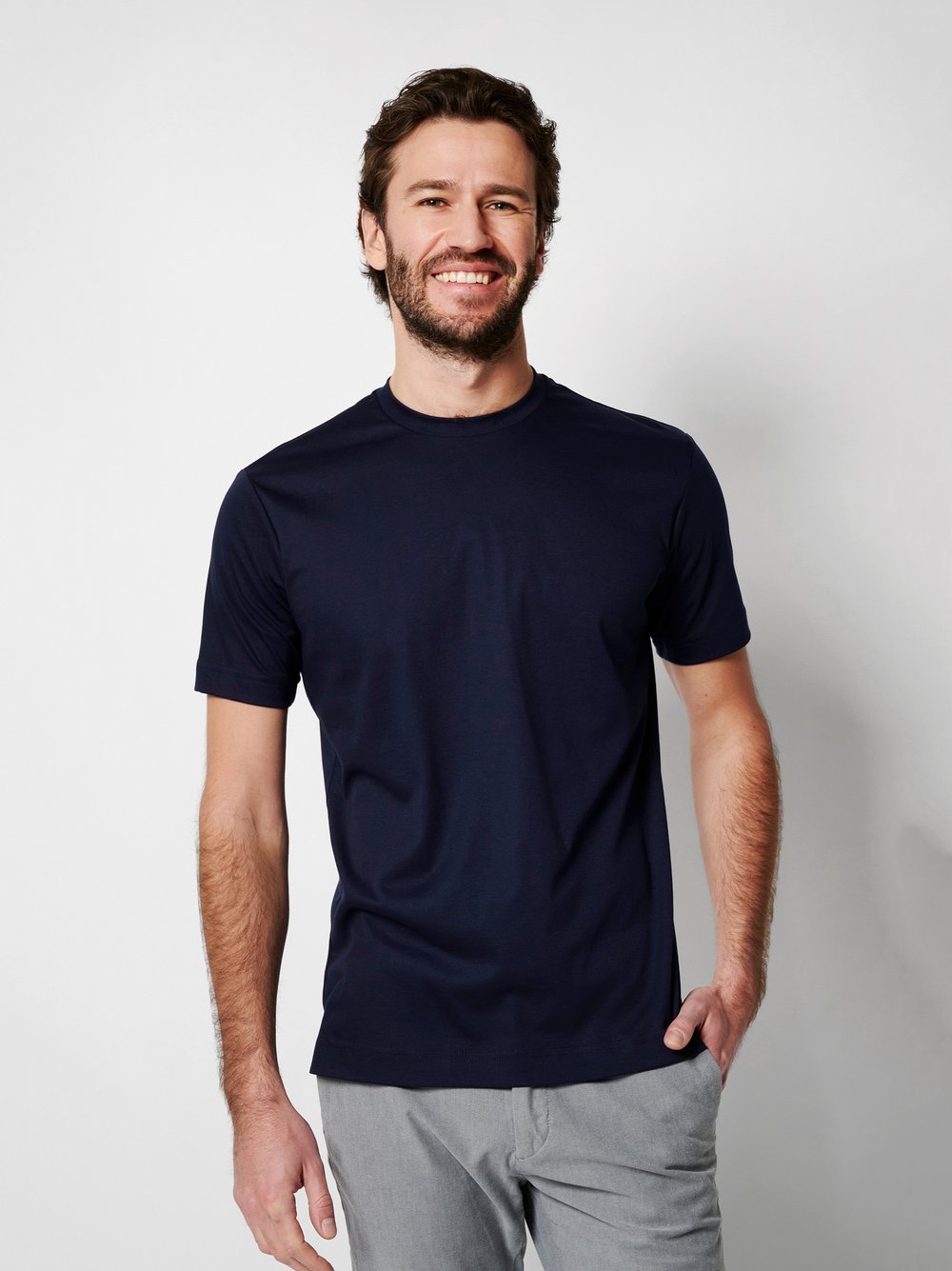 DESOTO T-Shirt »DESOTO T-Shirt Roundneck 1/2«, Mit Rundhalsausschnitt