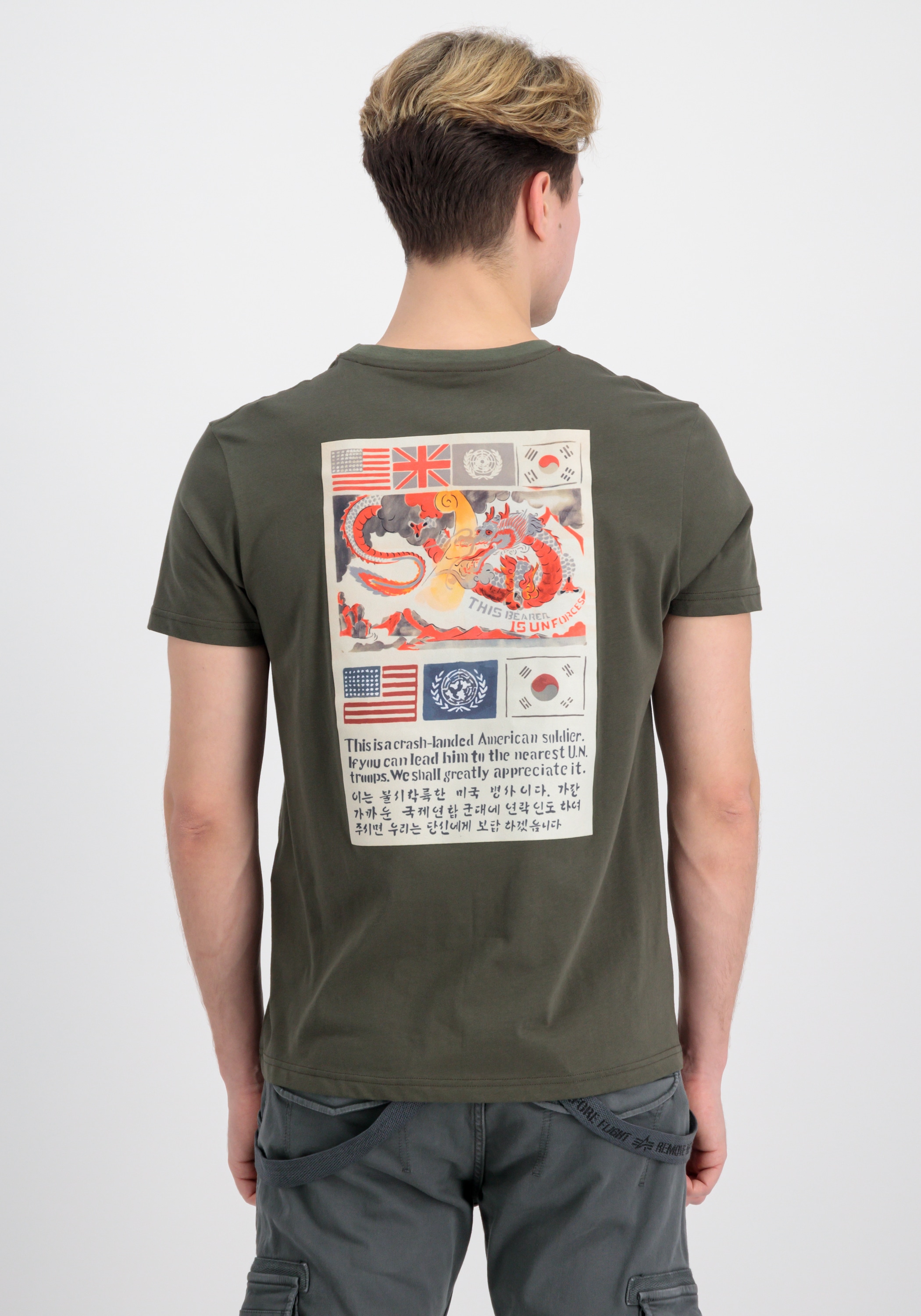 Alpha Industries T-Shirt »Alpha Industries BAUR | T kaufen USN T-Shirts 2« ▷ Men Chit - Blood