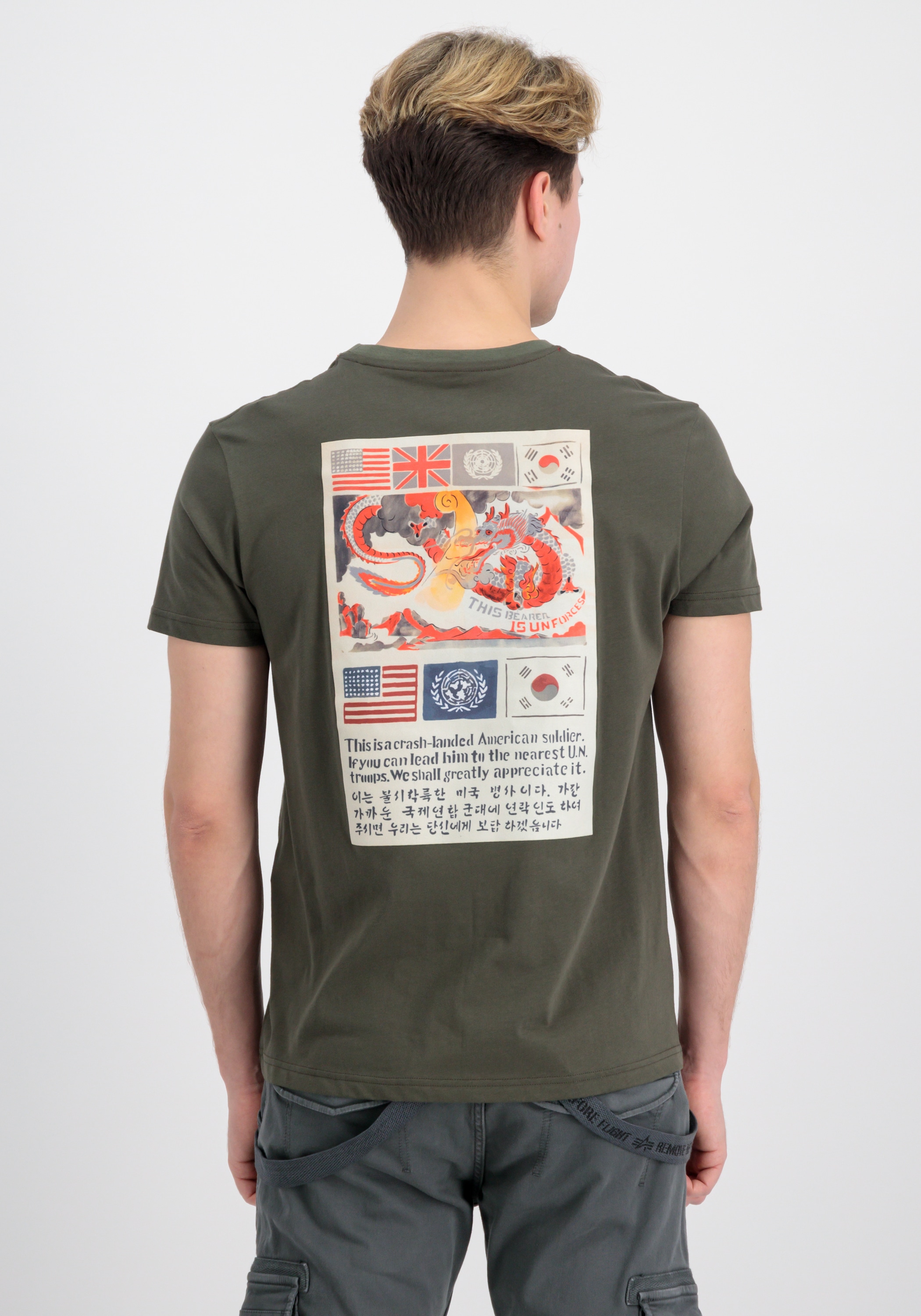 Alpha Industries T-Shirt "Alpha Industries Men - T-Shirts USN Blood Chit T- günstig online kaufen