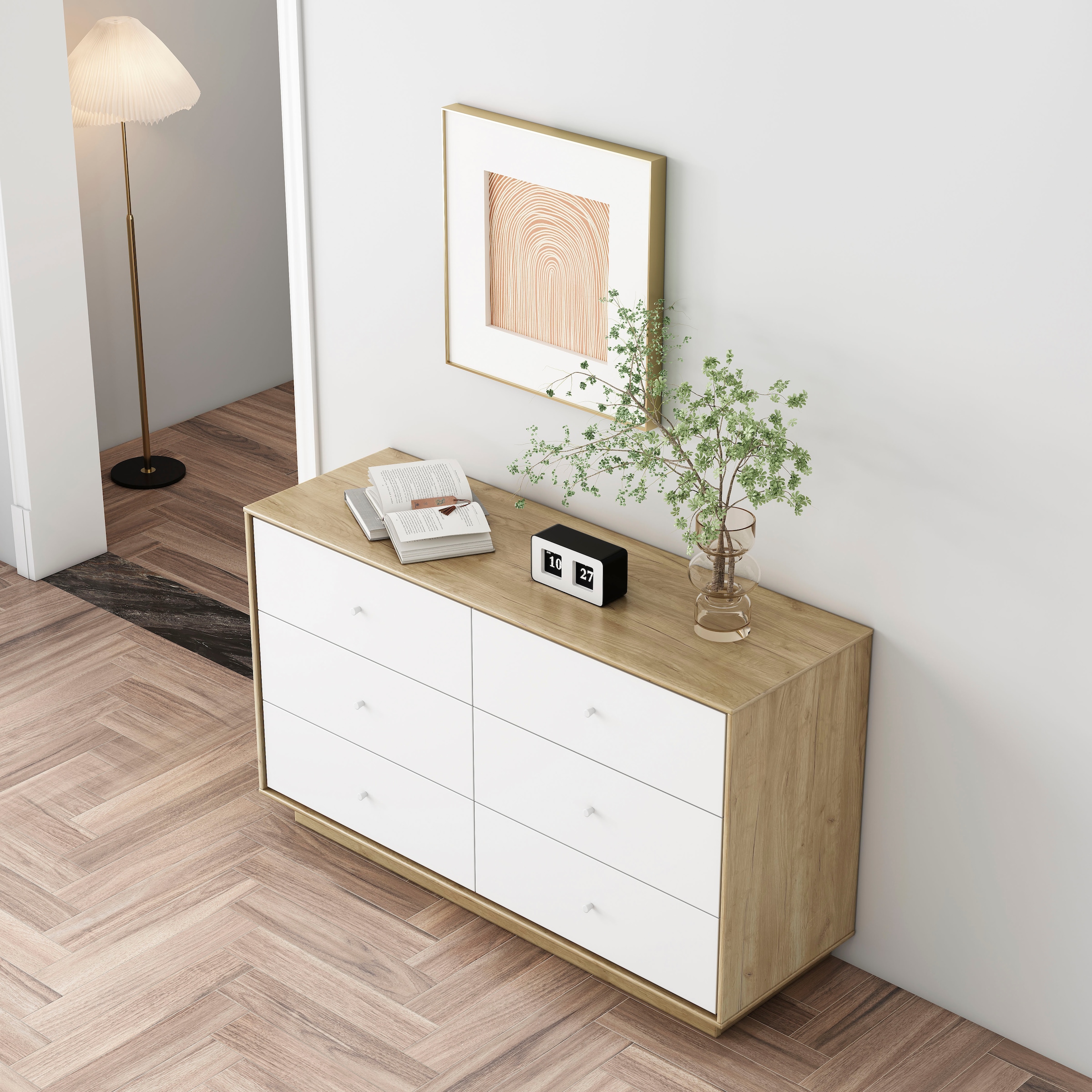 OTTO home Kommode »Blaire« kratzfeste Melaminoberfläche, ABS-Kanten und FSC-zertifiziertem Holz