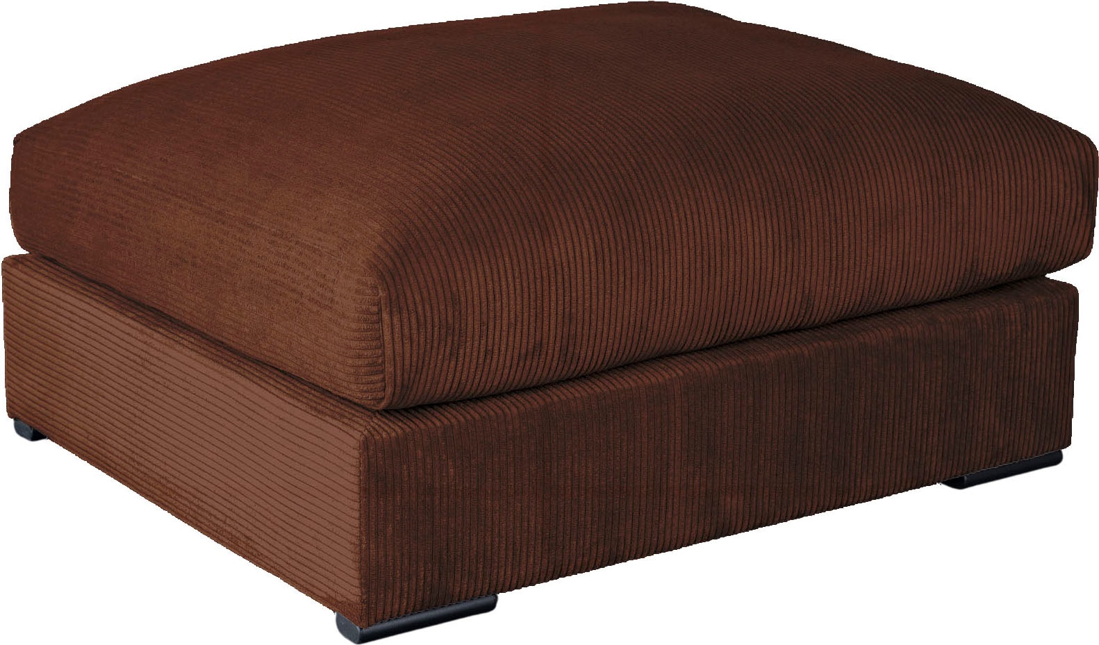 Home affaire "Casa XL, B: 101 cm" Mega-Hocker, in Cord oder Chenille-Struktur, Federkern
