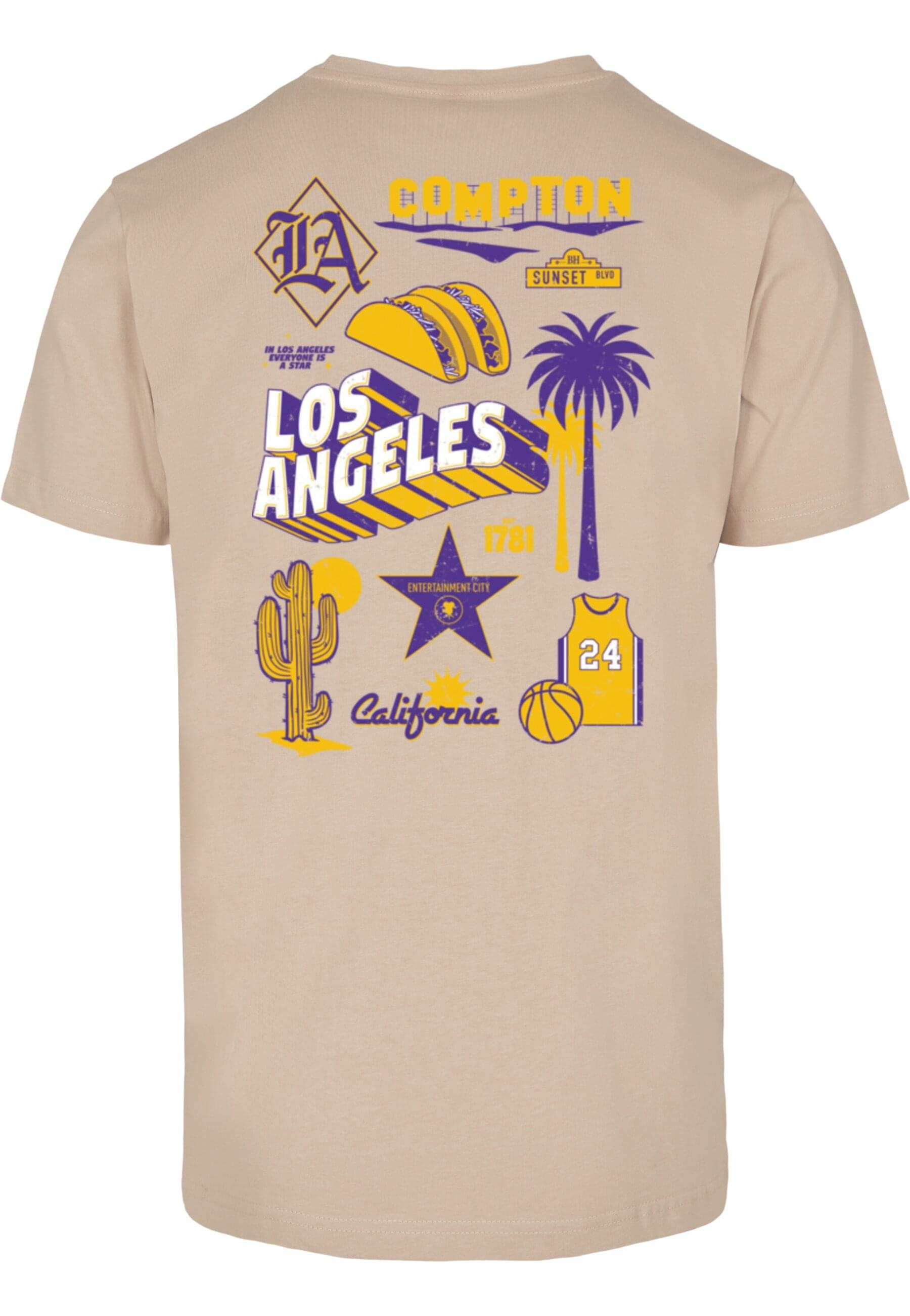 MisterTee T-Shirt »MisterTee Herren LA City Print Tee«, (1 tlg.)