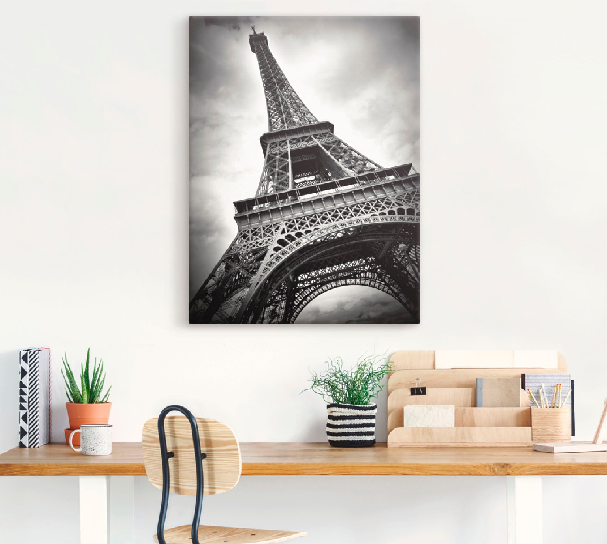 Artland Wandbild »Eiffelturm Paris«, Gebäude, (1 St.), als Leinwandbild, Poster in verschied. Größen