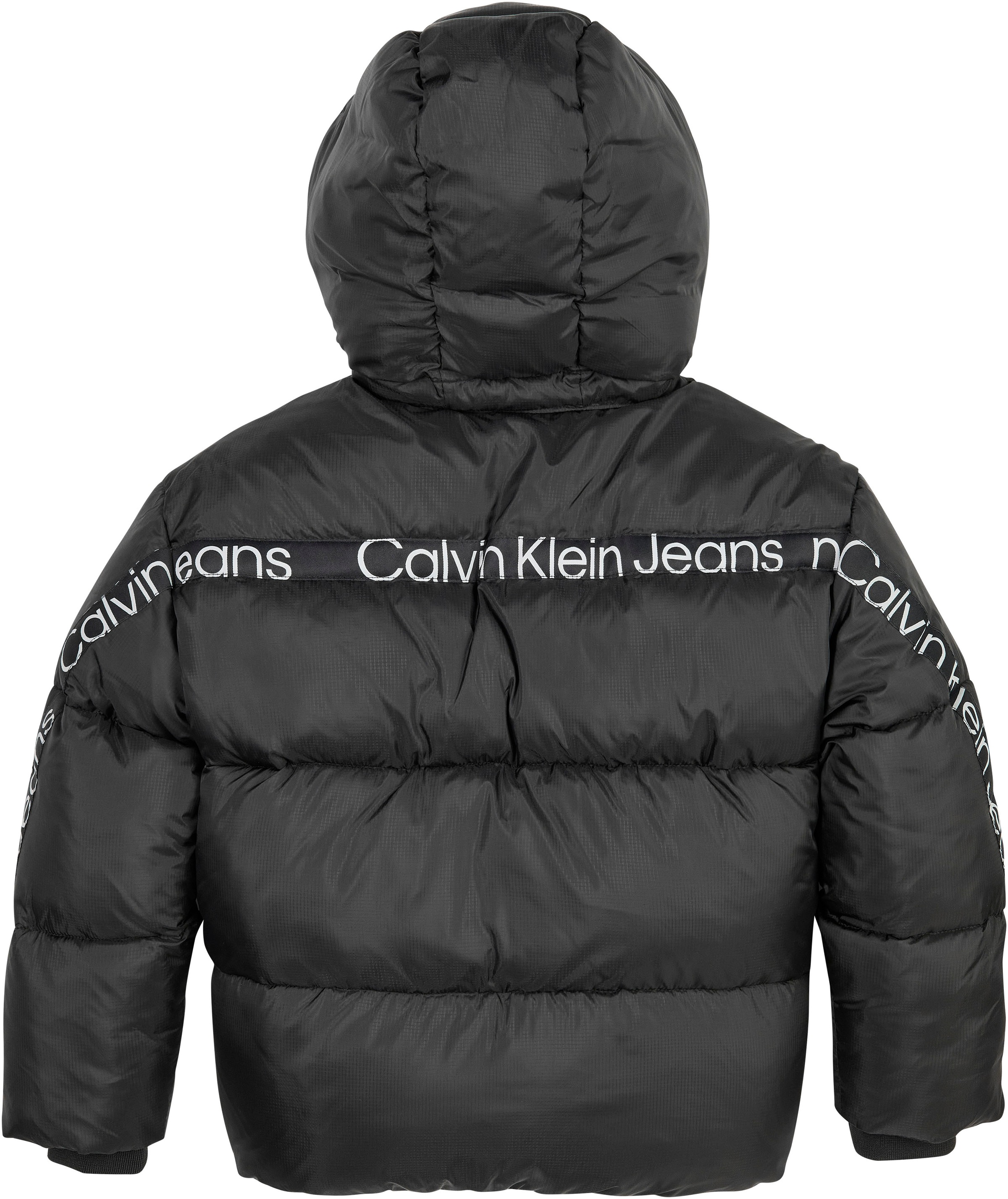 BAUR Jeans Winterjacke | kaufen Klein »CKJ PUFFER« TAPE LOGO Calvin online