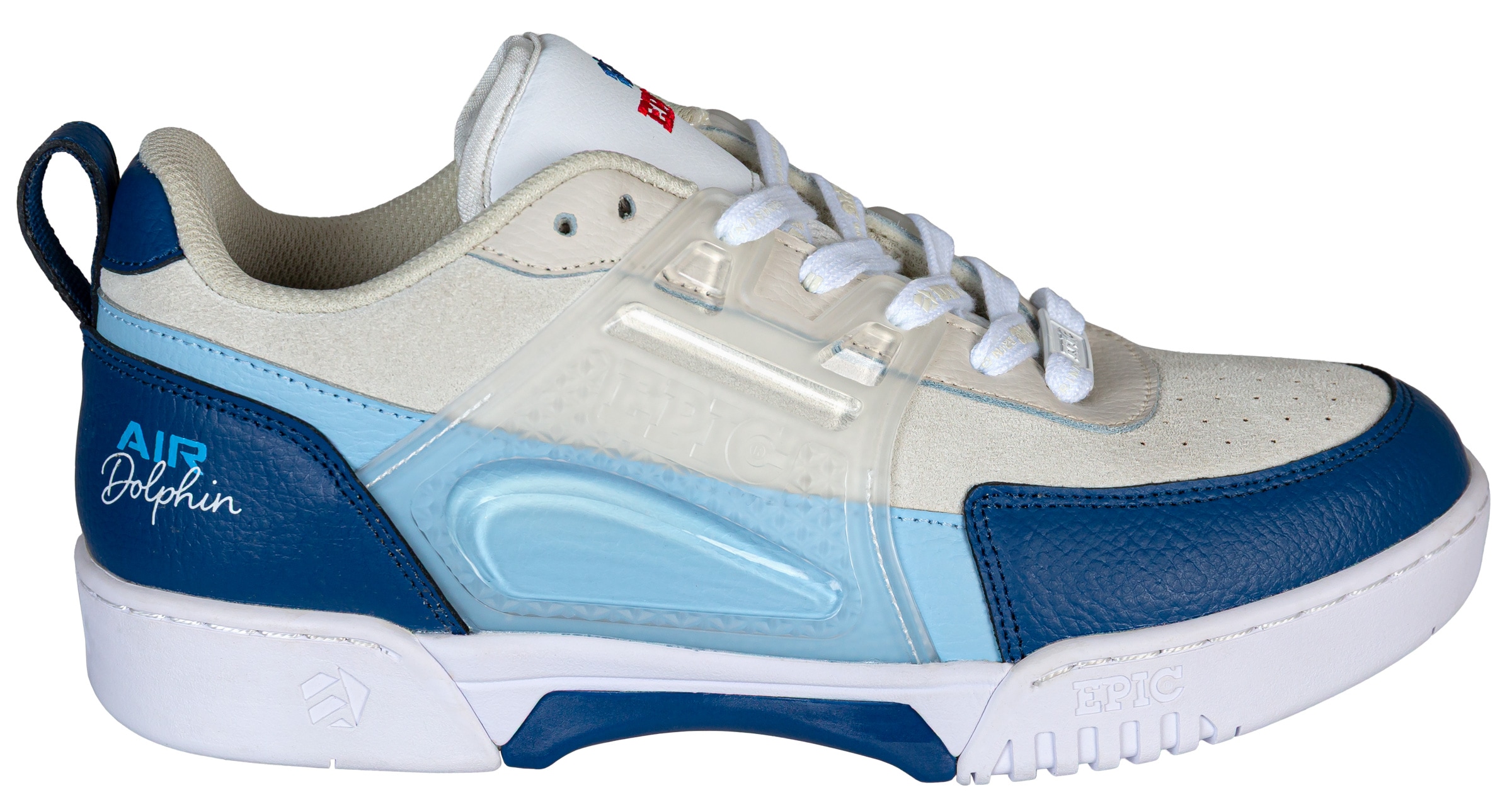 EPIC GRINDSHOES Gleitschuh "Epic Air Dolphin", 47 (bis )weiß, Inlineskates_Rollschuhe