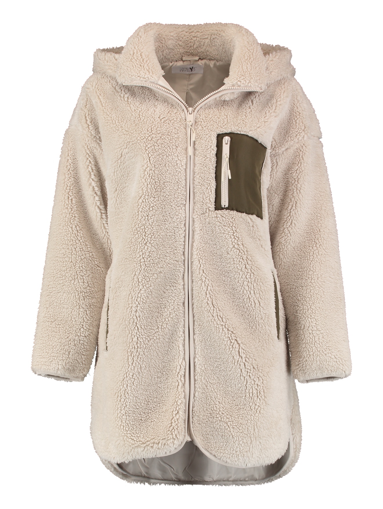 HaILY’S Kapuzenplüschjacke "LS P JK Te44ddy", mit Kapuze, abgerundeter Saum günstig online kaufen