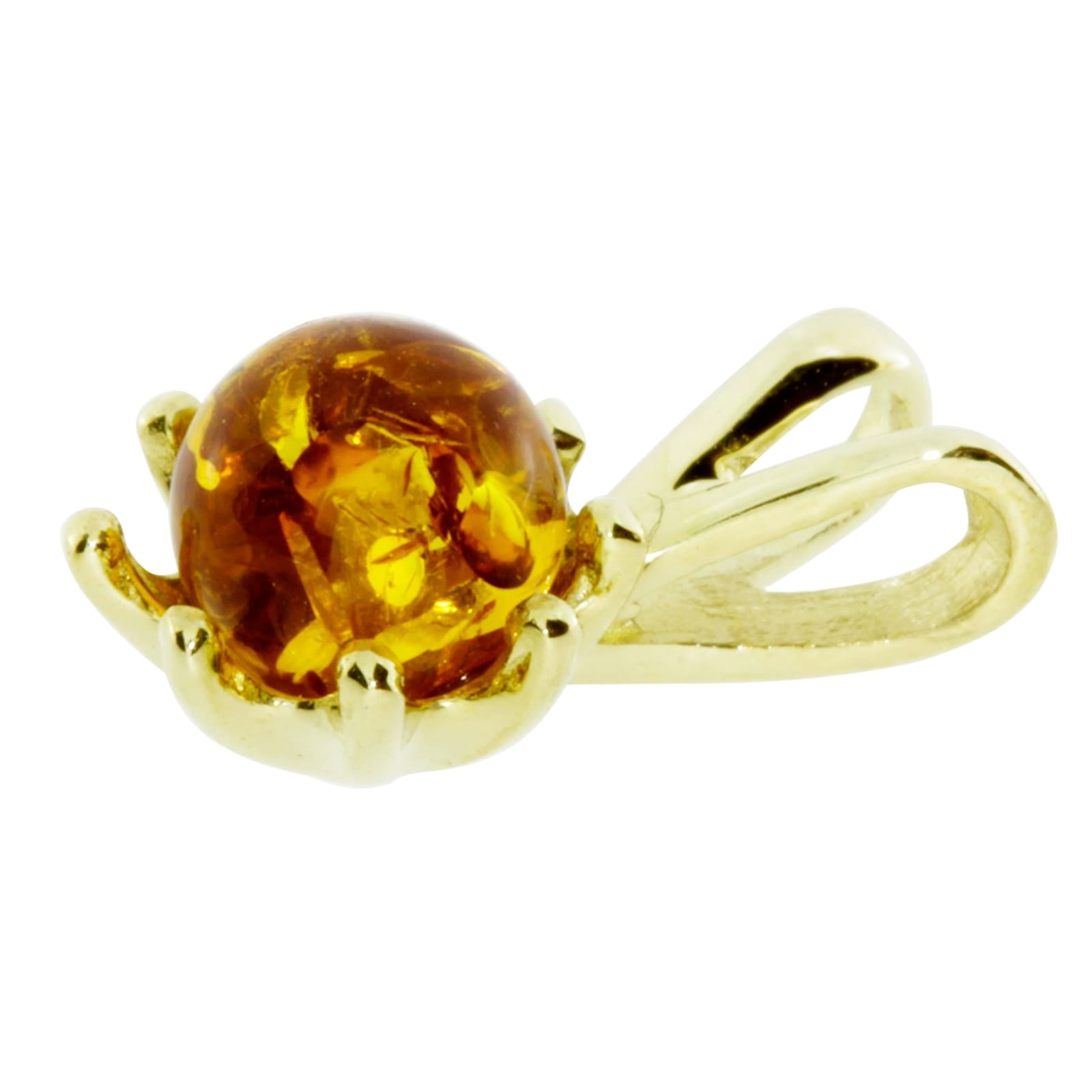 OSTSEE-SCHMUCK Kettenanhänger »- Ilke - Gold 333/000 - Bernstein«