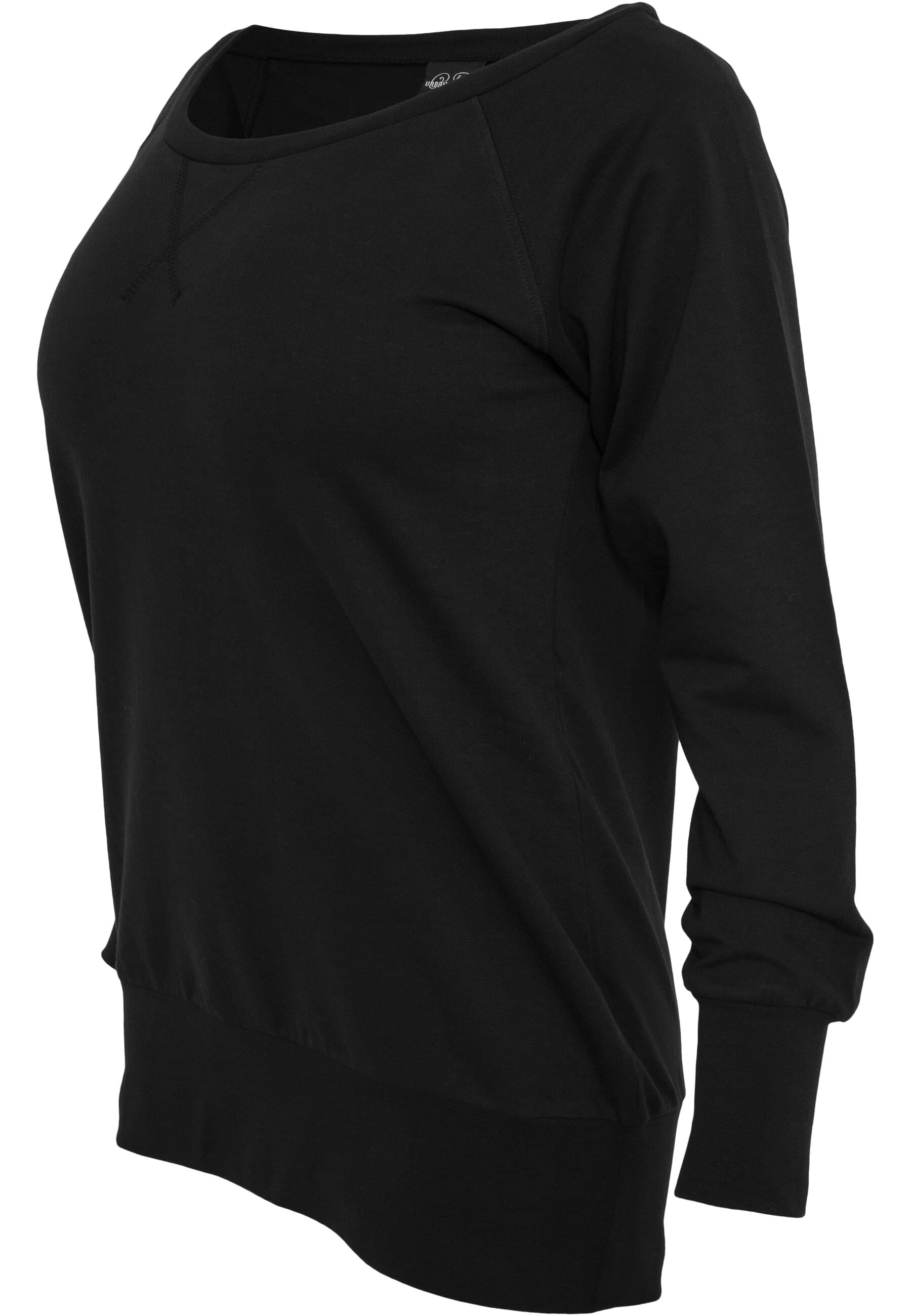 URBAN CLASSICS Sweatshirt »Urban Classics Damen Ladies Wideneck Crewneck«, (1 tlg.)
