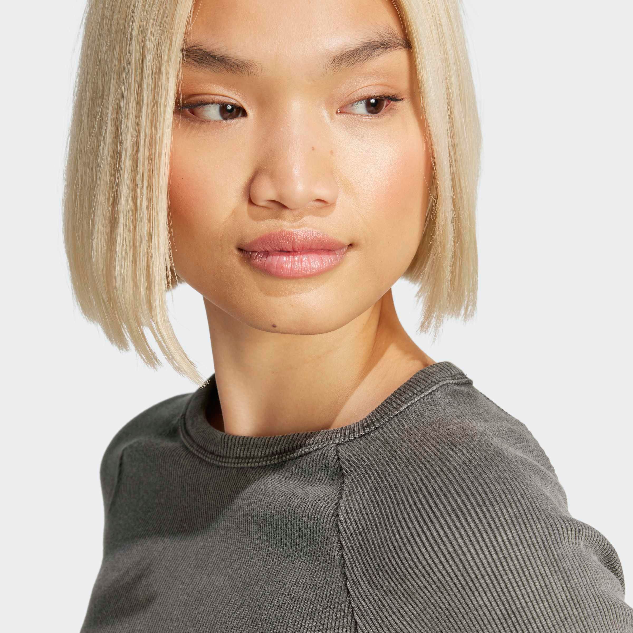 Thumbnail - adidas Originals Langarmshirt "RIBBED CROP"