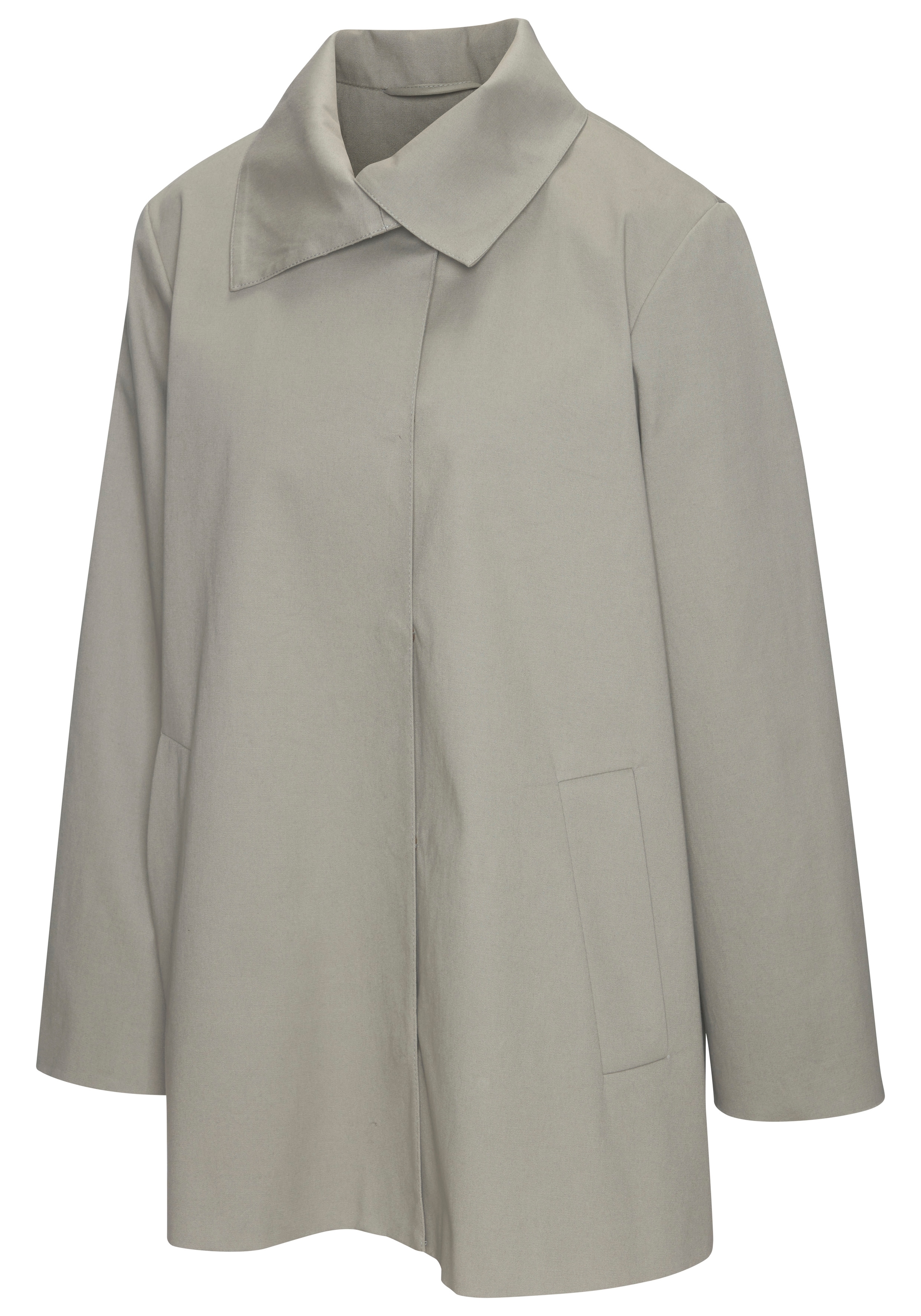 LASCANA Langjacke mit breitem Kragen
