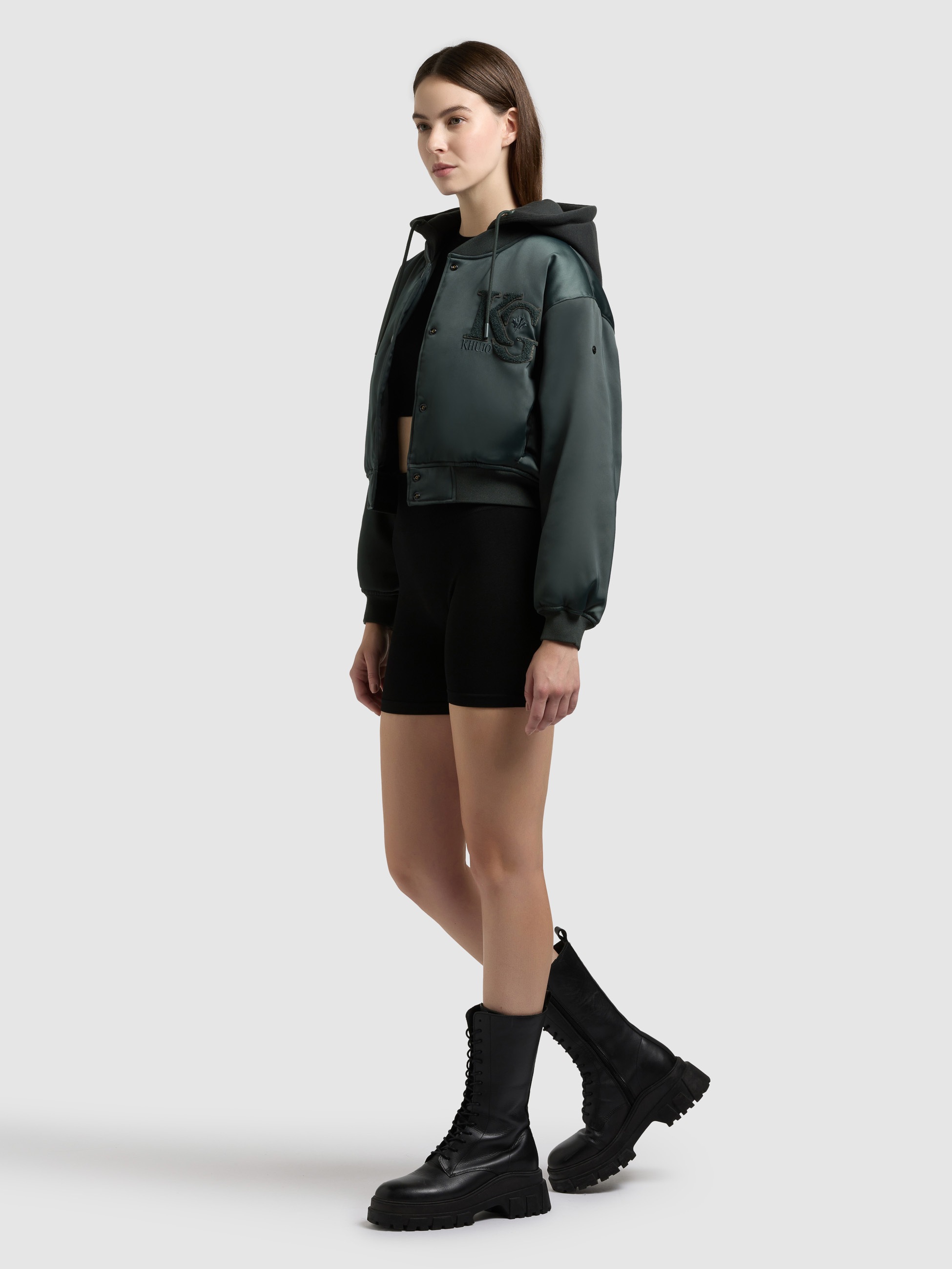khujo Blouson »CHANI« mit Kapuze