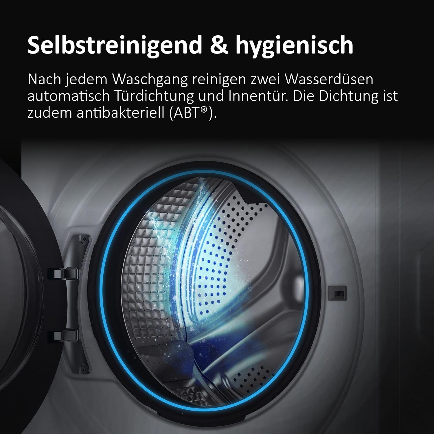 Haier Waschmaschine »HW70-B14929« 7 kg 1400 U/min 7 kg, 1400 U/min, Flüsterleiser Motor, Antibakterielle Technologie
