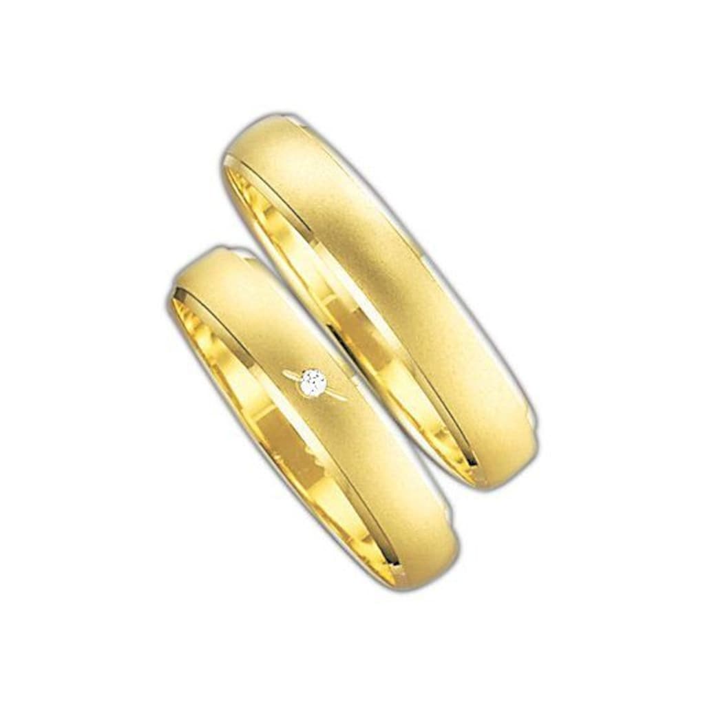 Firetti Trauring »Schmuck Geschenk Gold 375 Hochzeit Ehering Trauring "LIEBE"«, Made in Germany, wahlweise mit oder ohne Brillant