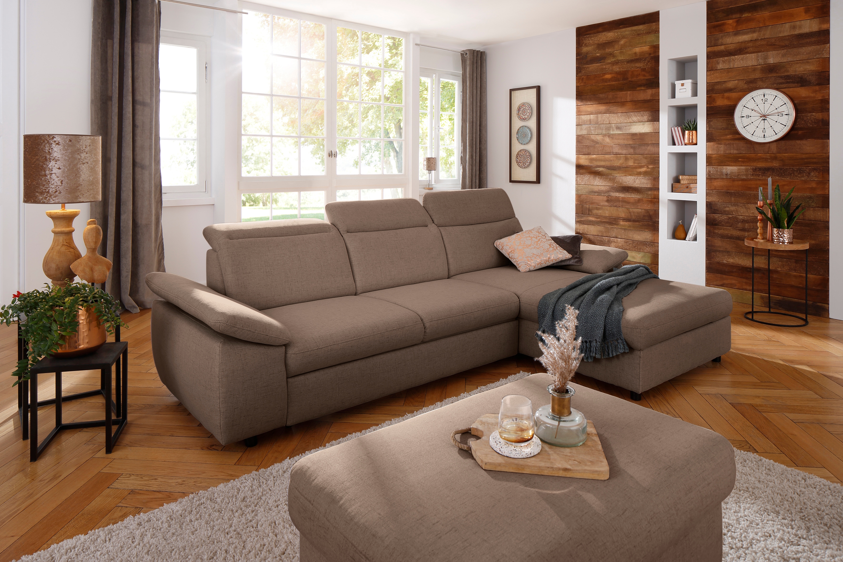 OTTO home Polsterhocker "Mauritius" passend zur "Mauritius"-Serie, auch mit "Soft clean"-Bezug