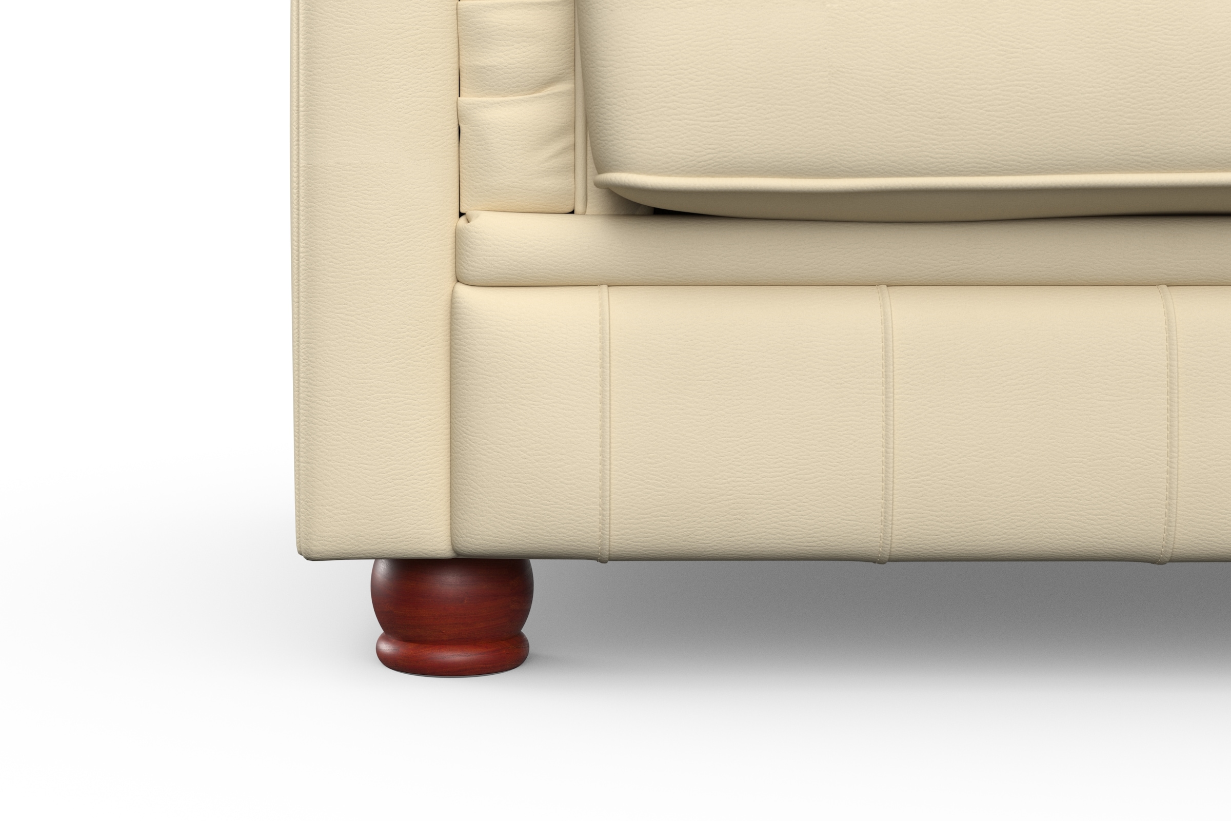 Max Winzer® Chesterfield-Sofa »Kent edel und bequem, tolle Detailverarbeitung, komfortable Armlehnen«, 3-Sitzer mit aufwendiger Knopfheftung, Breite 205 cm