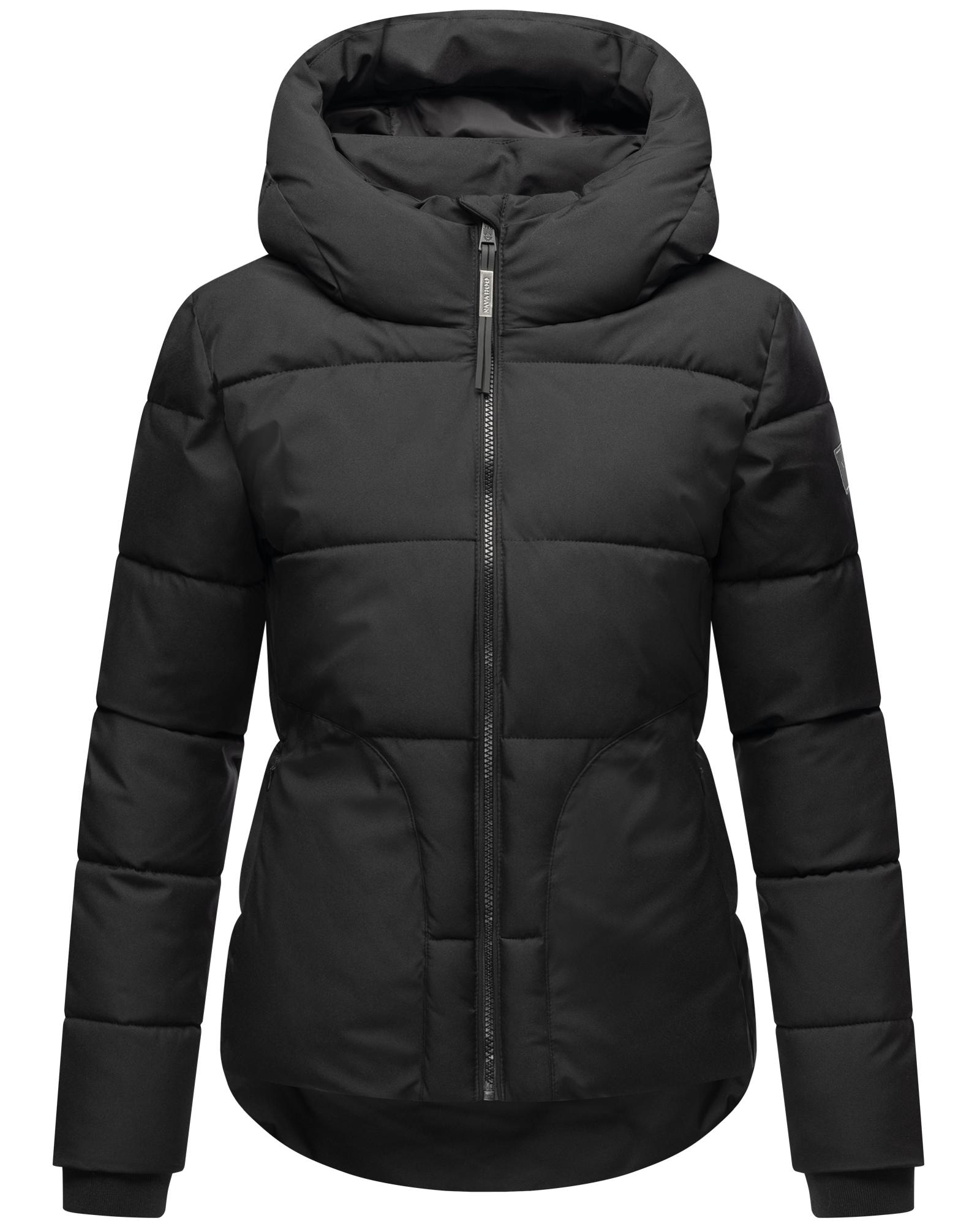 Navahoo Steppjacke »Lachperle XIV«, mit Kapuze, Kurze gesteppte Damen Winterjacke mit hohem Kragen und Kapuze