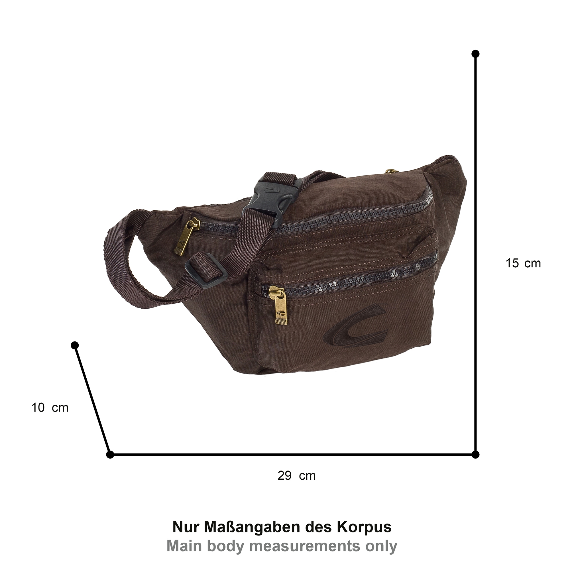 camel active Bauchtasche »Journey« Herren Crossbody-Bag, funktional perfekt für alle Lebenslagen