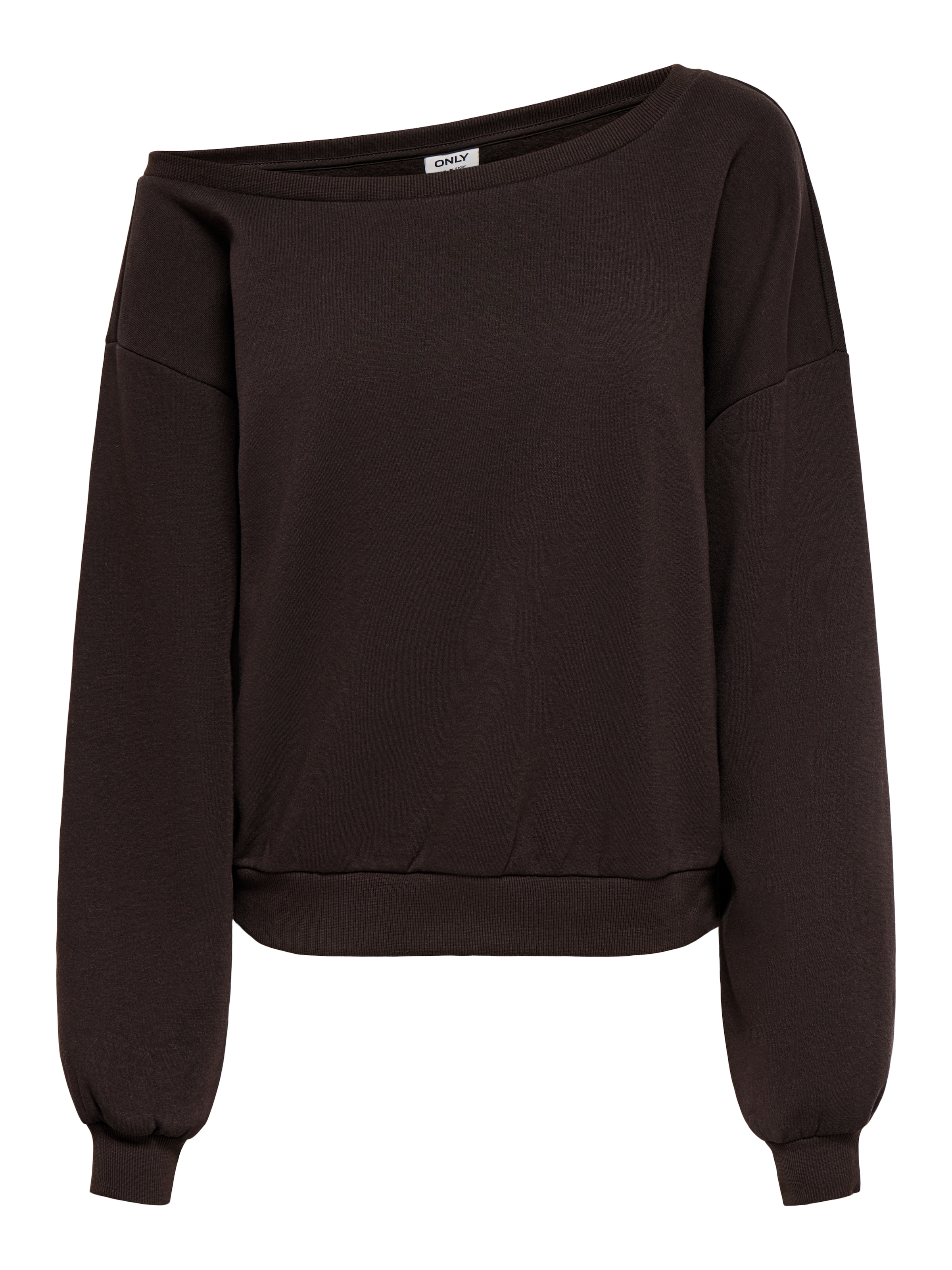 ONLY Sweatshirt »ONLRHINA L/S ONE SHOULDER NOOS SWT«, Baumwollmischung, oversize
