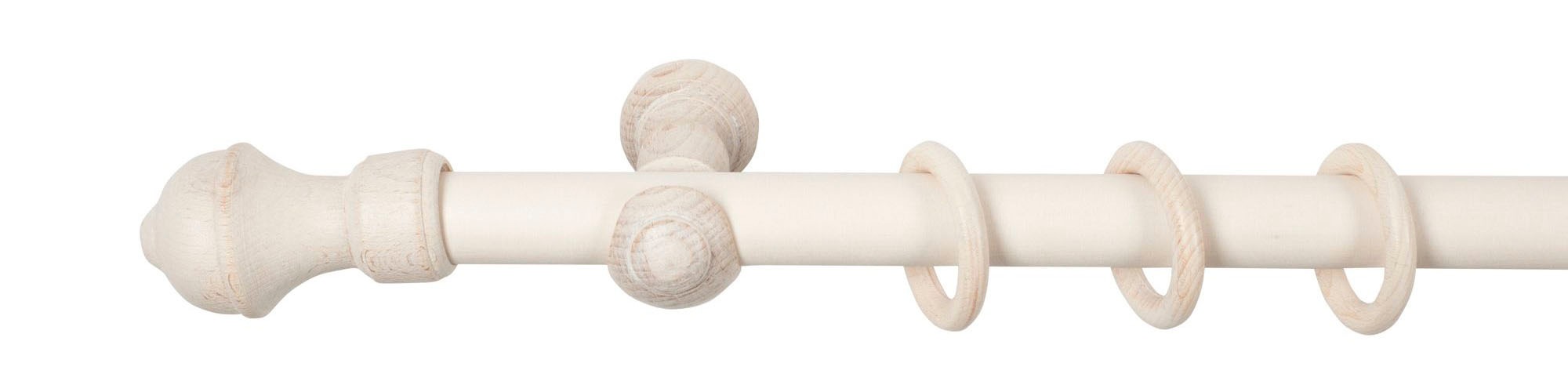 SN DECO GROUP Gardinenstange "Ares" 1 läufig-läufig Fixmaß 28 mm, Holz, ver günstig online kaufen