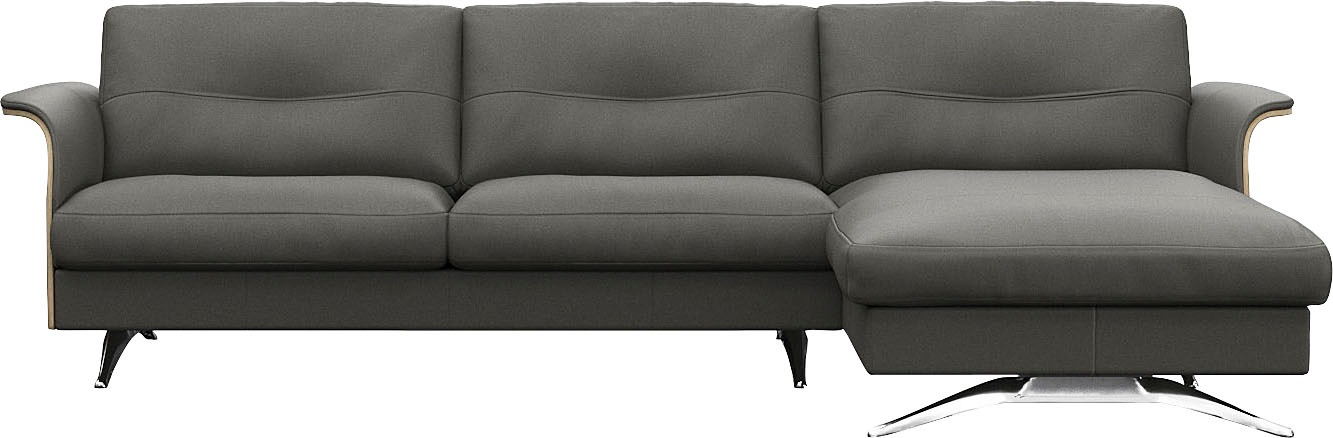 FLEXLUX Ecksofa "Glow bequem und komfortabel durch hochwertigen Sitzaufbau, günstig online kaufen