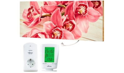 Marmony Infrarotheizung »MOTIV-Heizkörper "Pink Orchidee", 800 Watt«, aus deutschem... kaufen