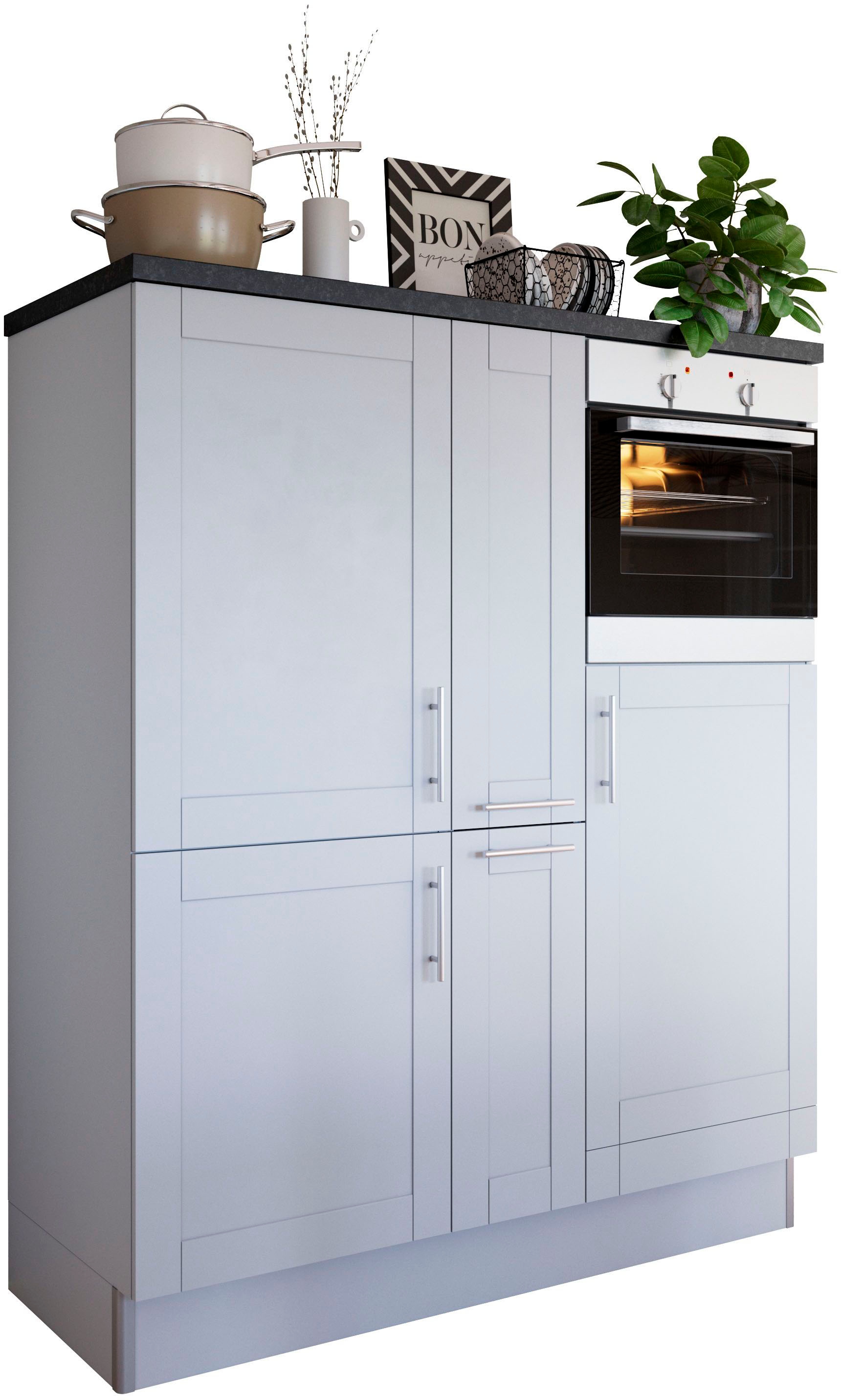 OPTIFIT Küche »Ahus«, 150 cm breit, ohne E-Geräte, Soft Close Funktion, MDF  Fronten bestellen | BAUR
