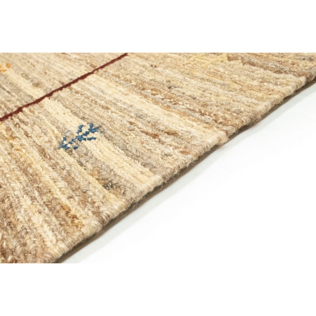 morgenland Wollteppich »Gabbeh Teppich handgeknüpft natur«, rechteckig,  handgeknüpft | BAUR