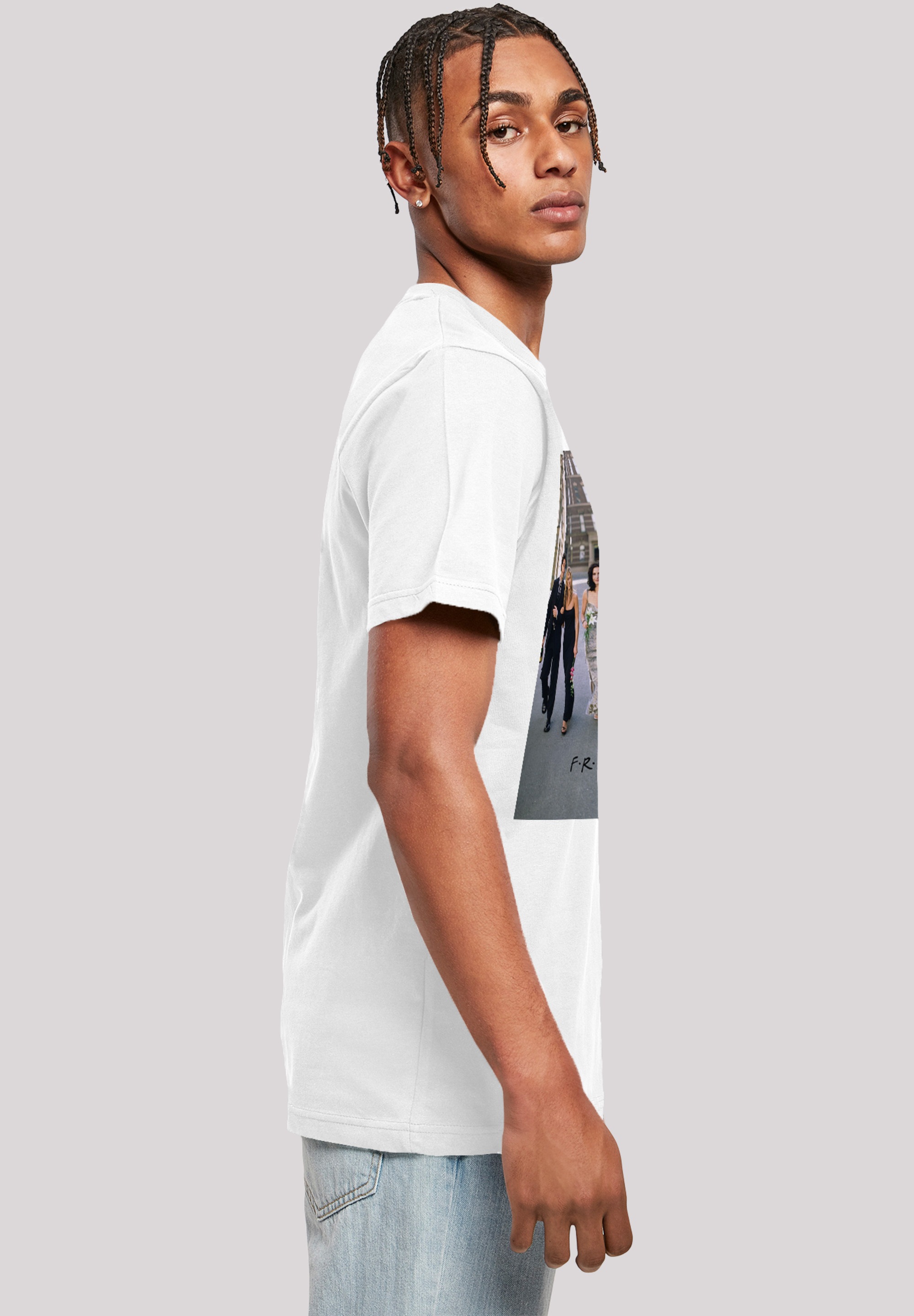 F4NT4STIC T-Shirt »FRIENDS TV Serie Flowers«, Herren,Premium Merch,Regular-Fit,Basic,Bedruckt
