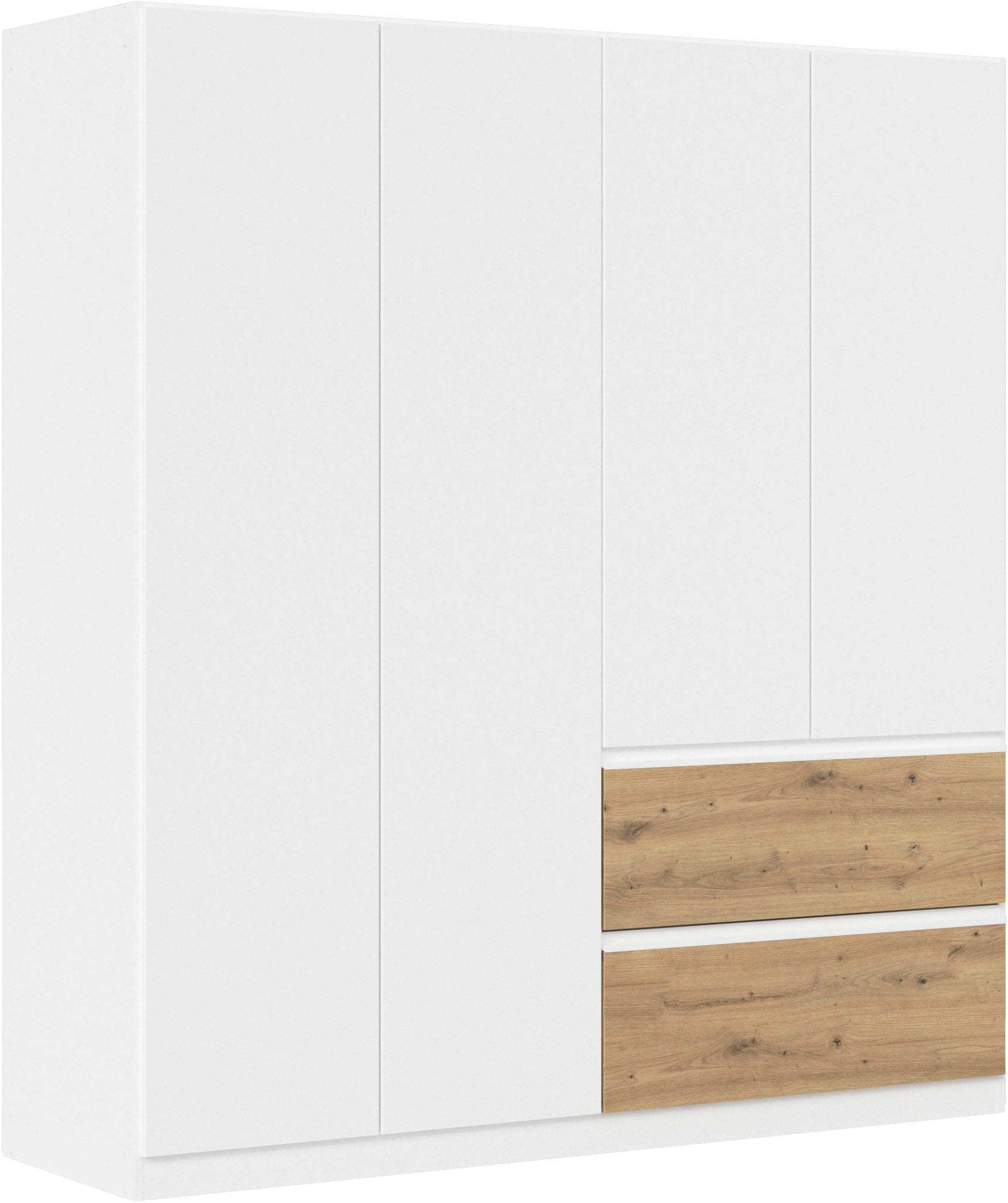 rauch Drehtürenschrank "Kleiderschrank Schrank Garderobe COSTA in den Breiten 91/136/181 cm" in 3 Ausstattungen BASIC/CLASSIC/PREMIUM, viel Platz, grifflose Front und Push-to-Open Funktion MADE IN GERMANY