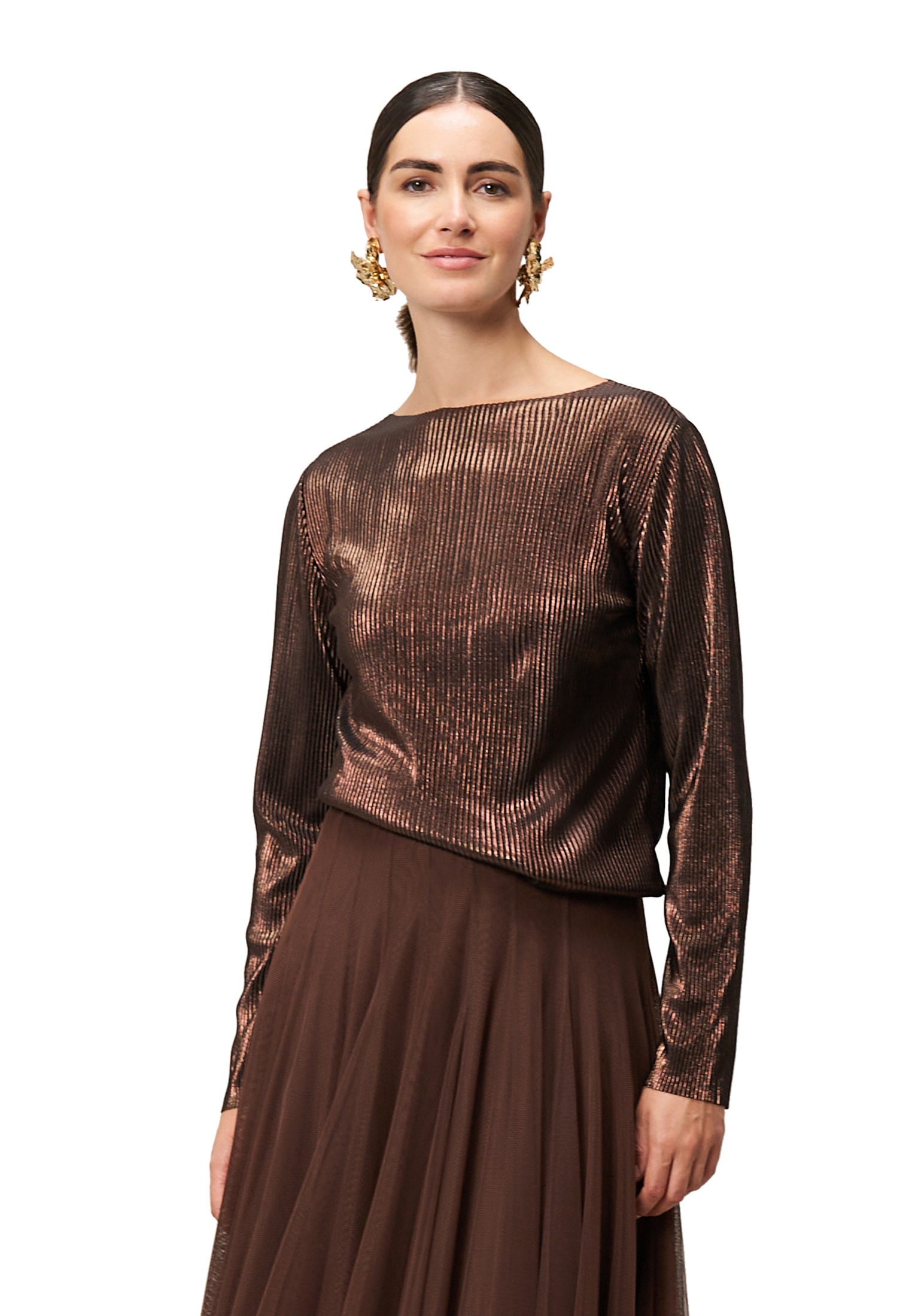 Zero Kurzarmshirt "Damen strukturiert", 1 Stk. Falten günstig online kaufen