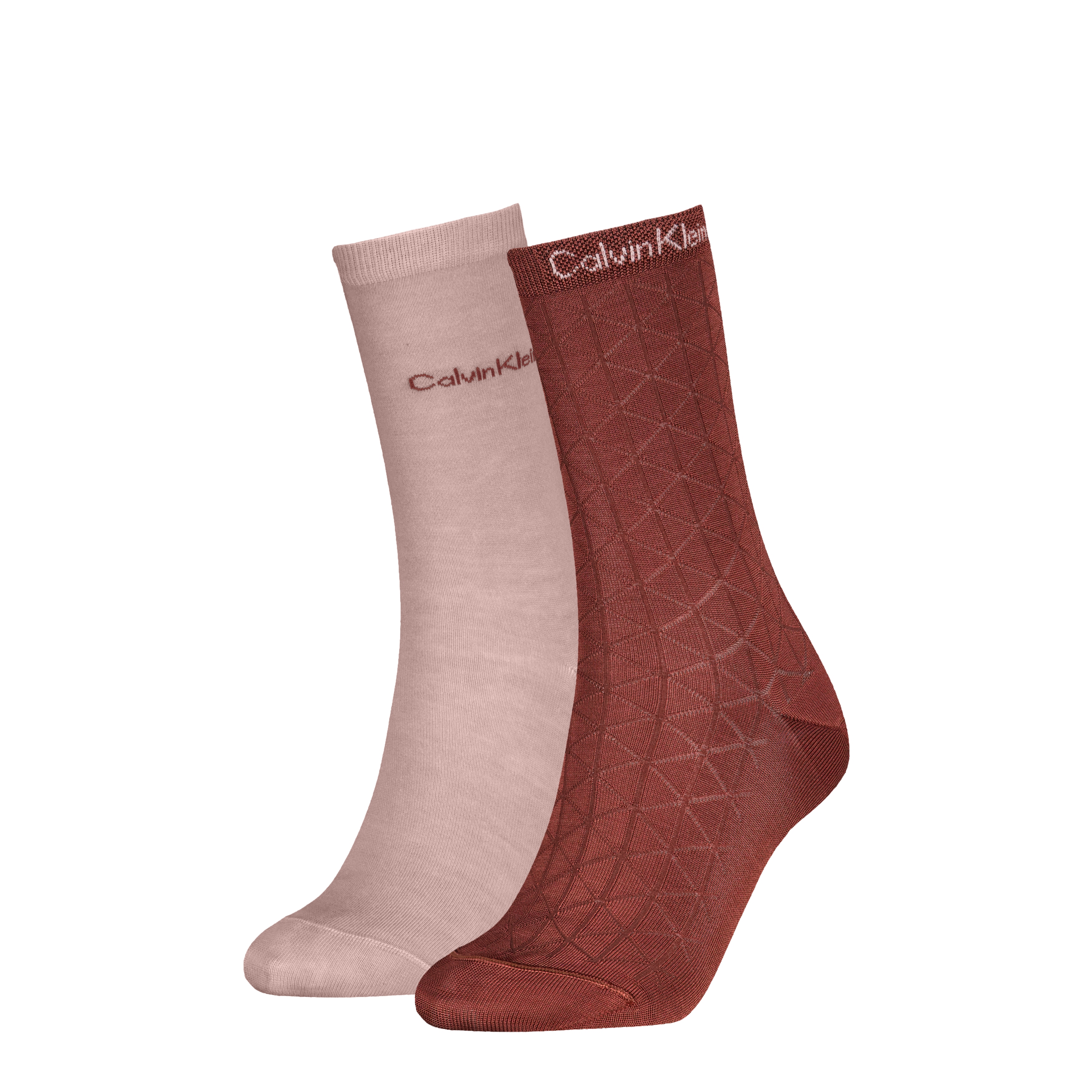Calvin Klein Socken "CK WOMEN SOCK 2P DROPNEEDLE PATTERN" 2 Paar