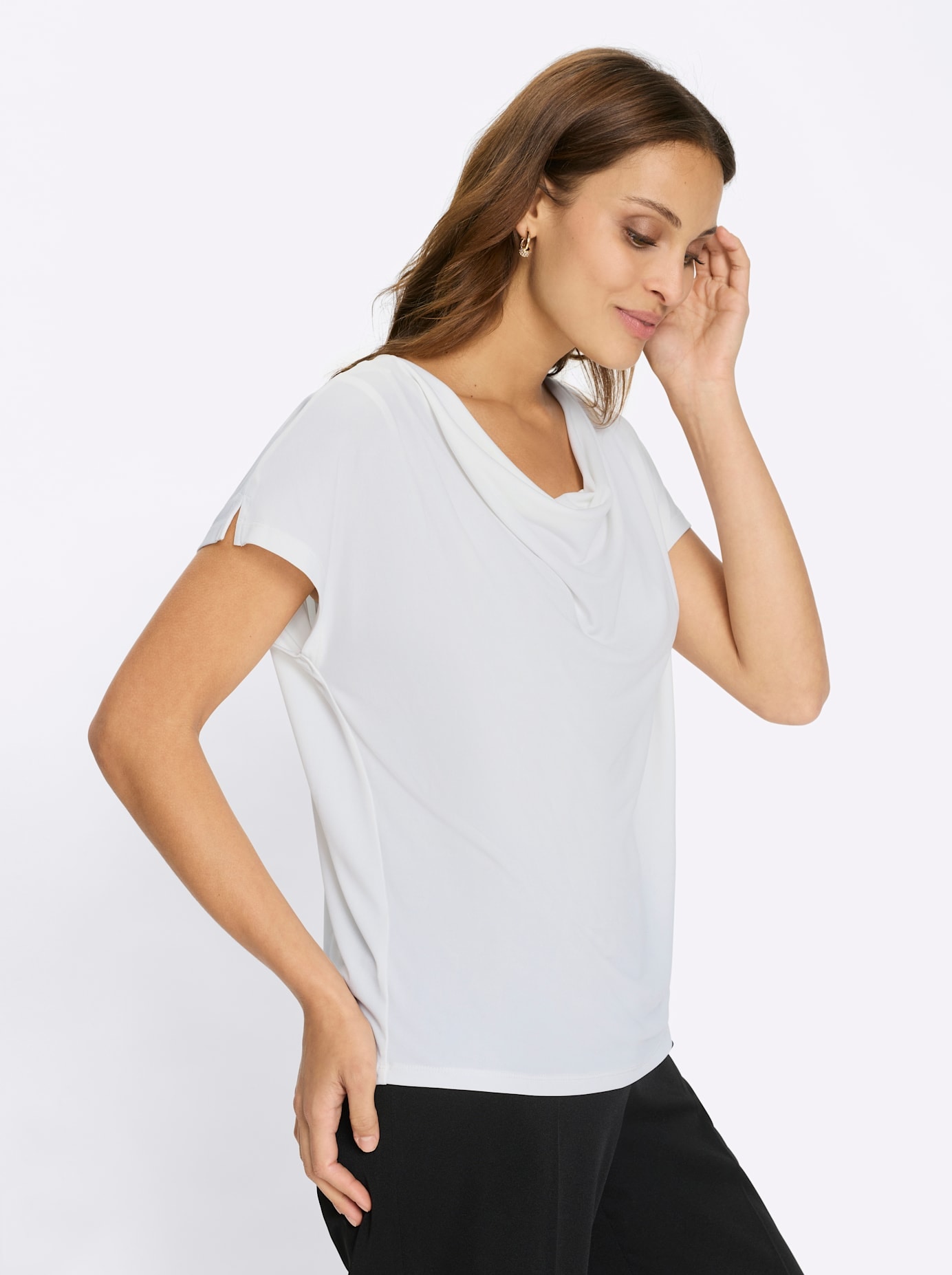 Lady Wasserfallshirt »Wasserfallshirt«, 1 tlg.