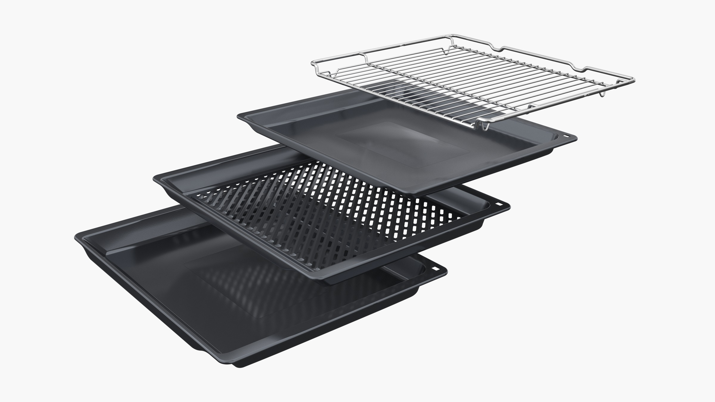 SIEMENS Pyrolyse Backofen iQ700 »HB776G1M1« mit Teleskopauszug nachrüstbar