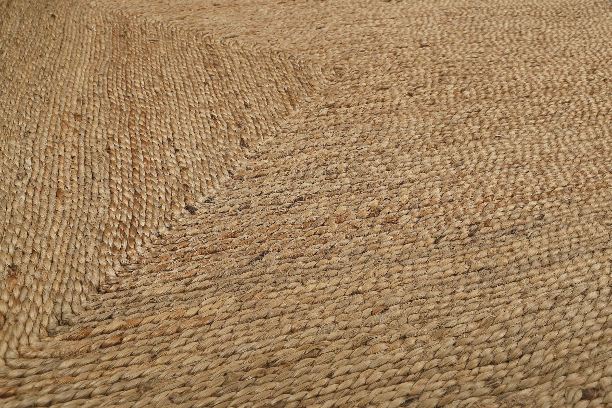 Green Looop Teppich »Collins«, rechteckig, 12 mm Höhe, handgewebt, robust, strapazierfähig, Jute, Natur, Wohnzimmer